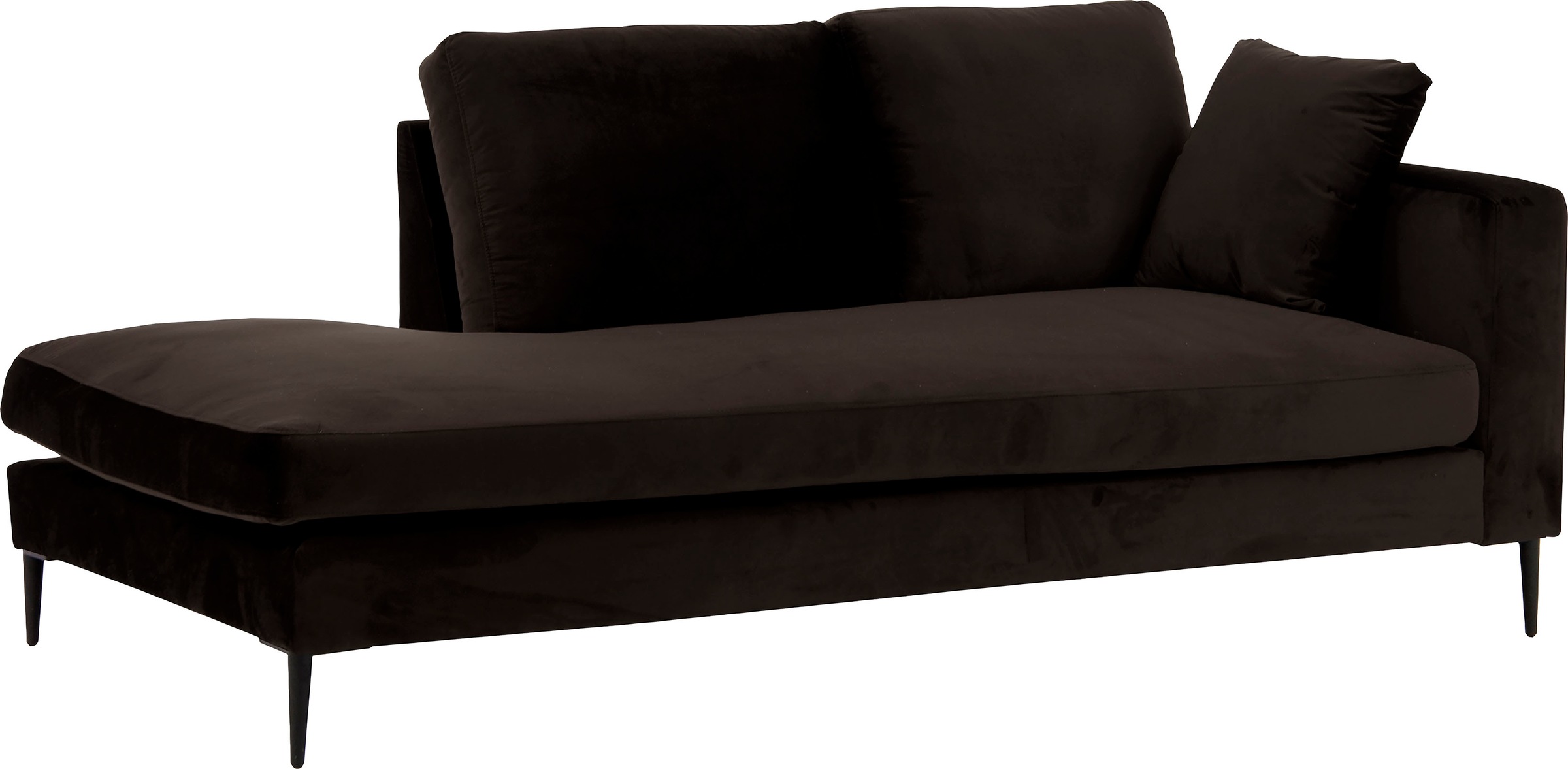 Home affaire Recamiere "Cozy Chaiselongue, Maße B/T/H: 195/97/80 cm" mit lo günstig online kaufen