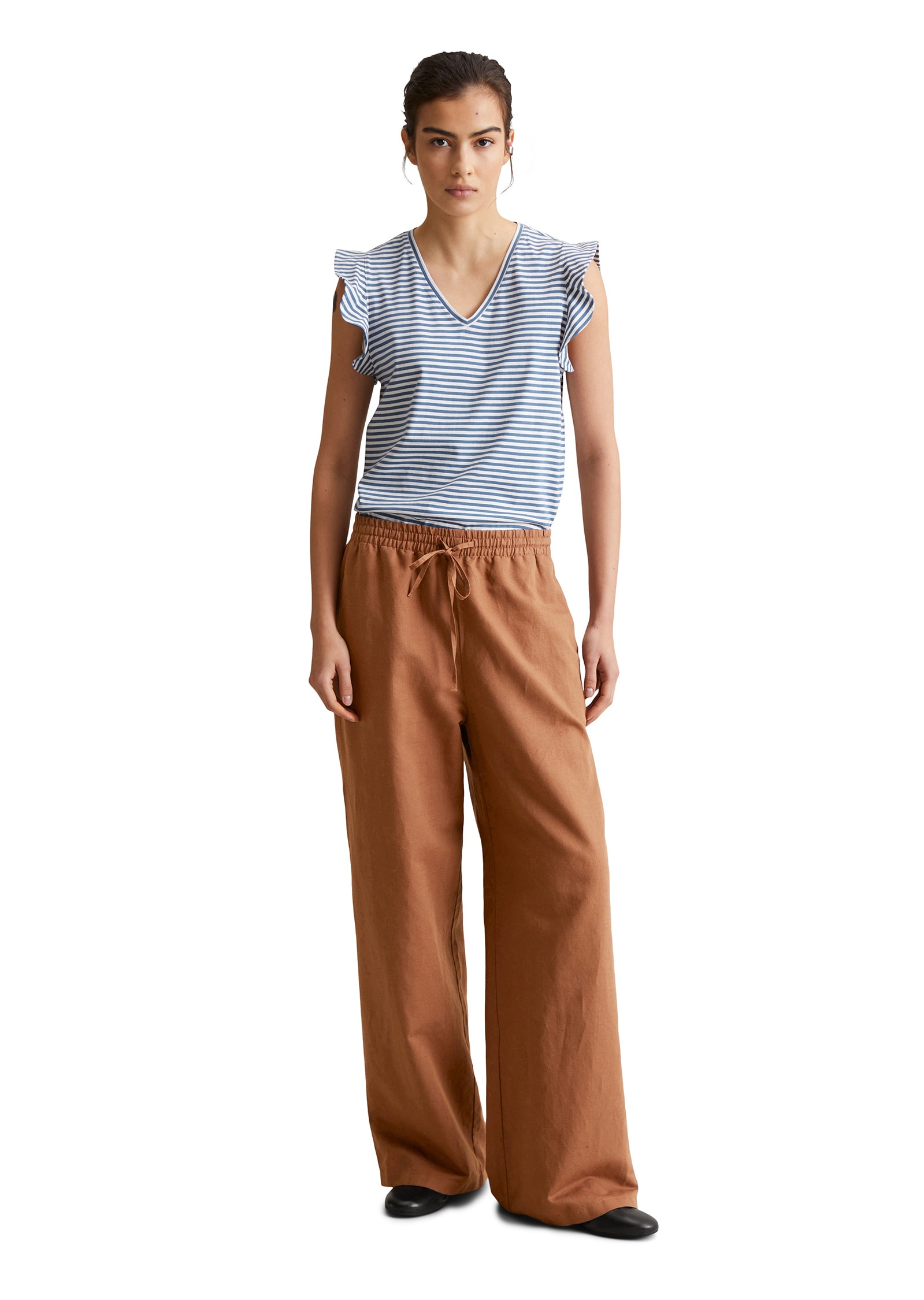 Marc O'Polo DENIM T-Shirt »aus gestreiftem Single Jersey«