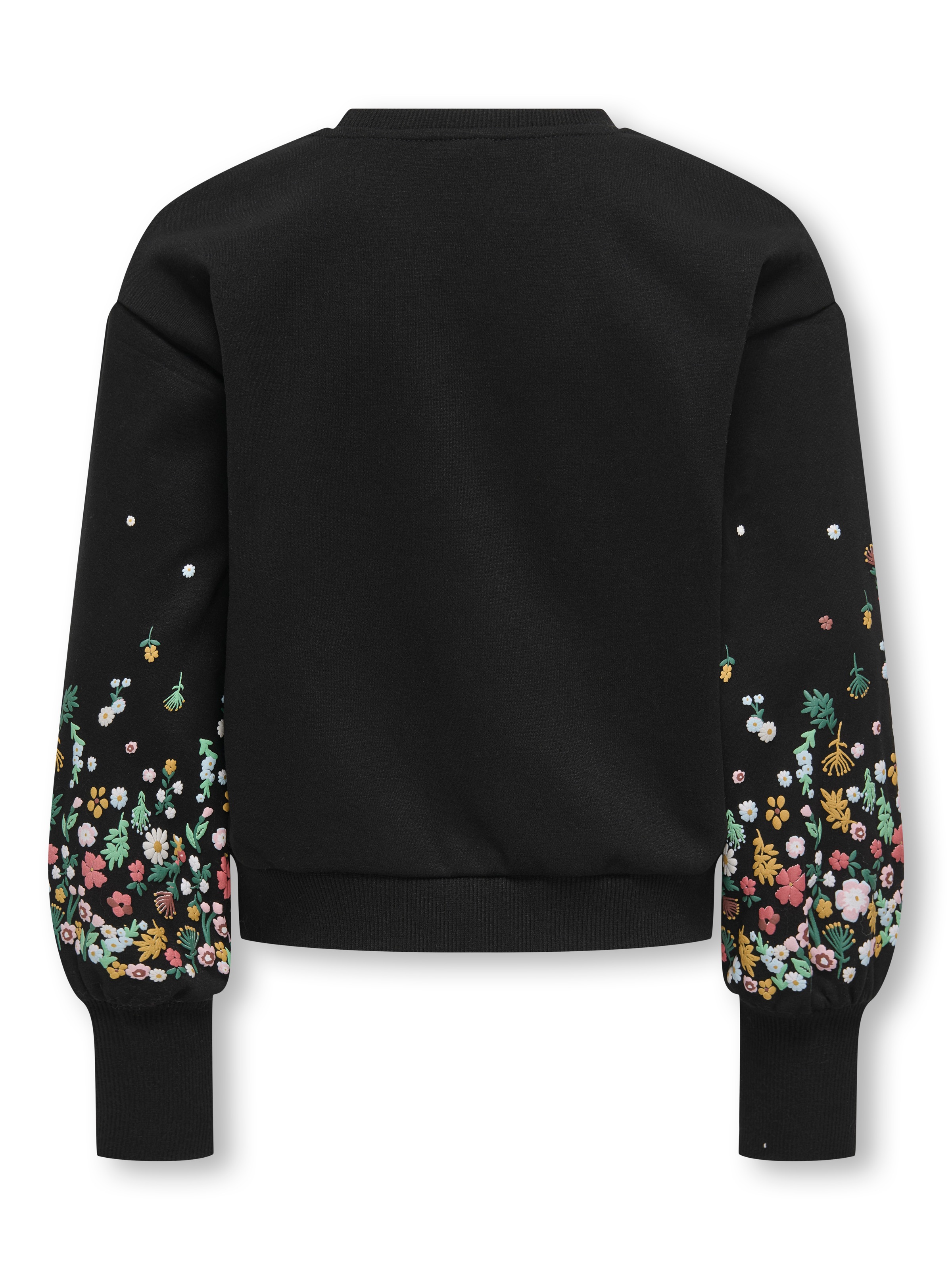 KIDS ONLY Sweatshirt »KOGBROOKE L/S O-NECK FLOWER SWT NOOS«, Baumwollmischung, regular fit
