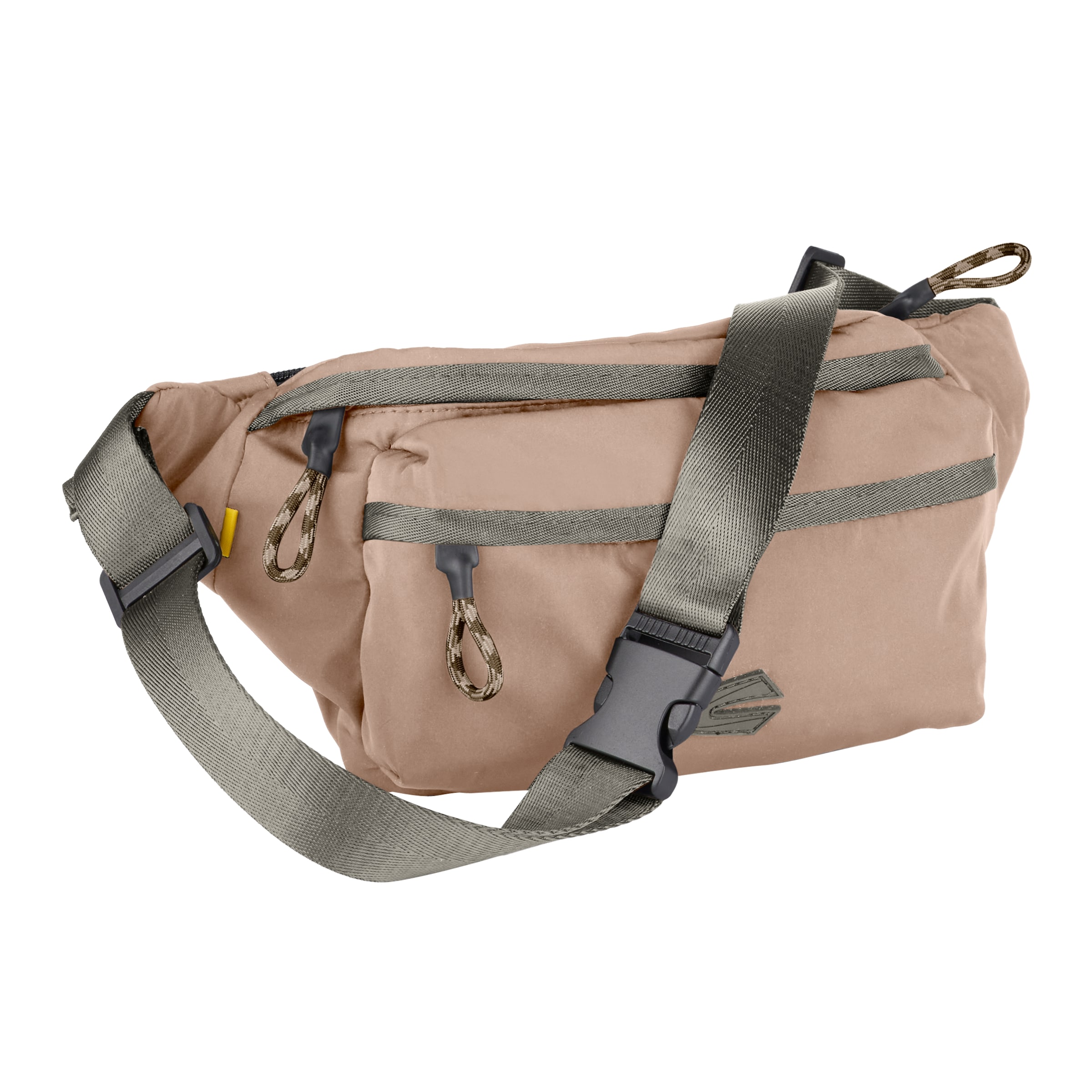 camel active Bauchtasche »Terra«, aus recyceltem Nylon und voluminös aufgesetzten Taschen