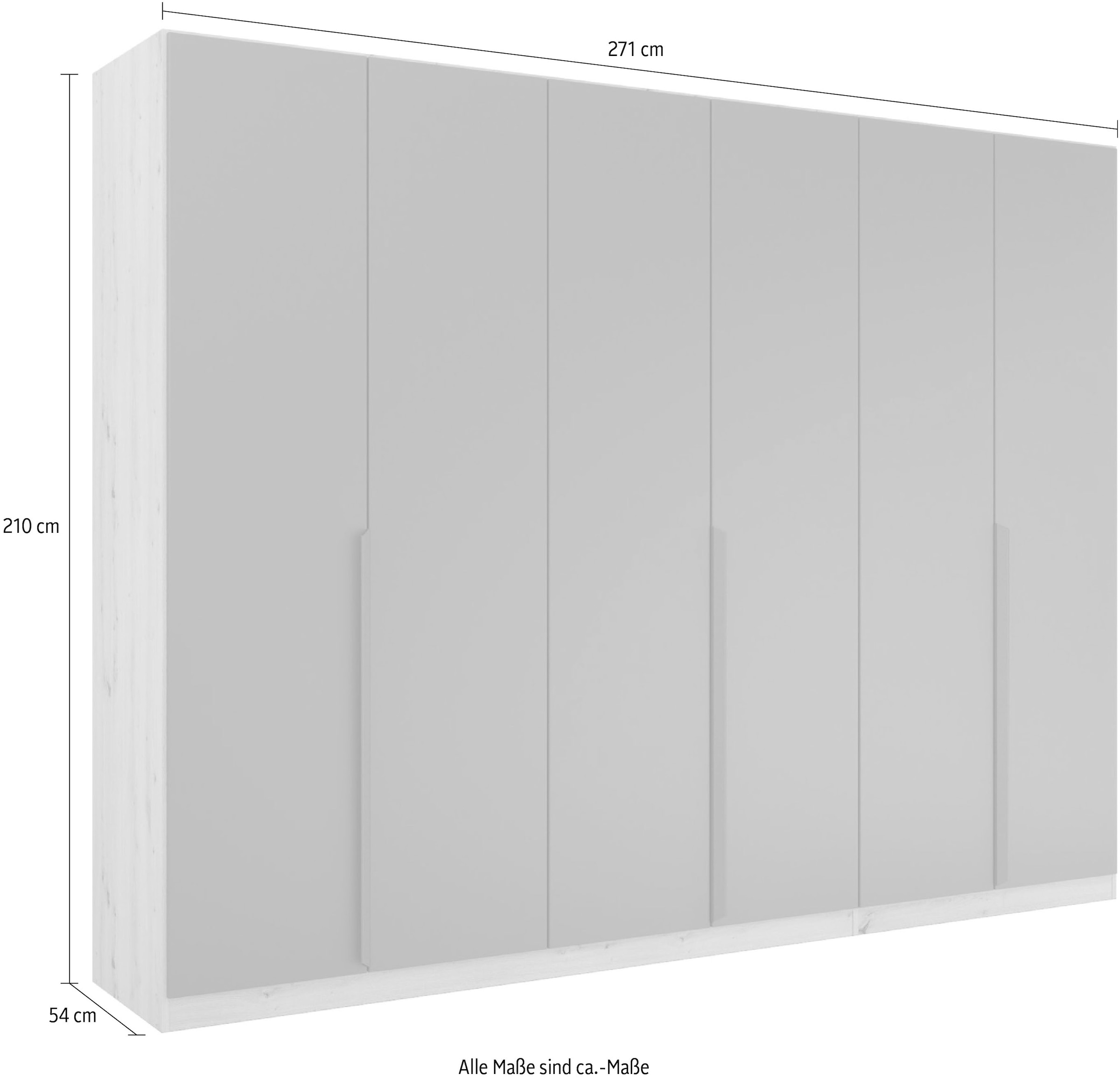 rauch Drehtürenschrank »Dark&Wood by Quadra Spin«, im Industrial Style mit Metallgriffstangen