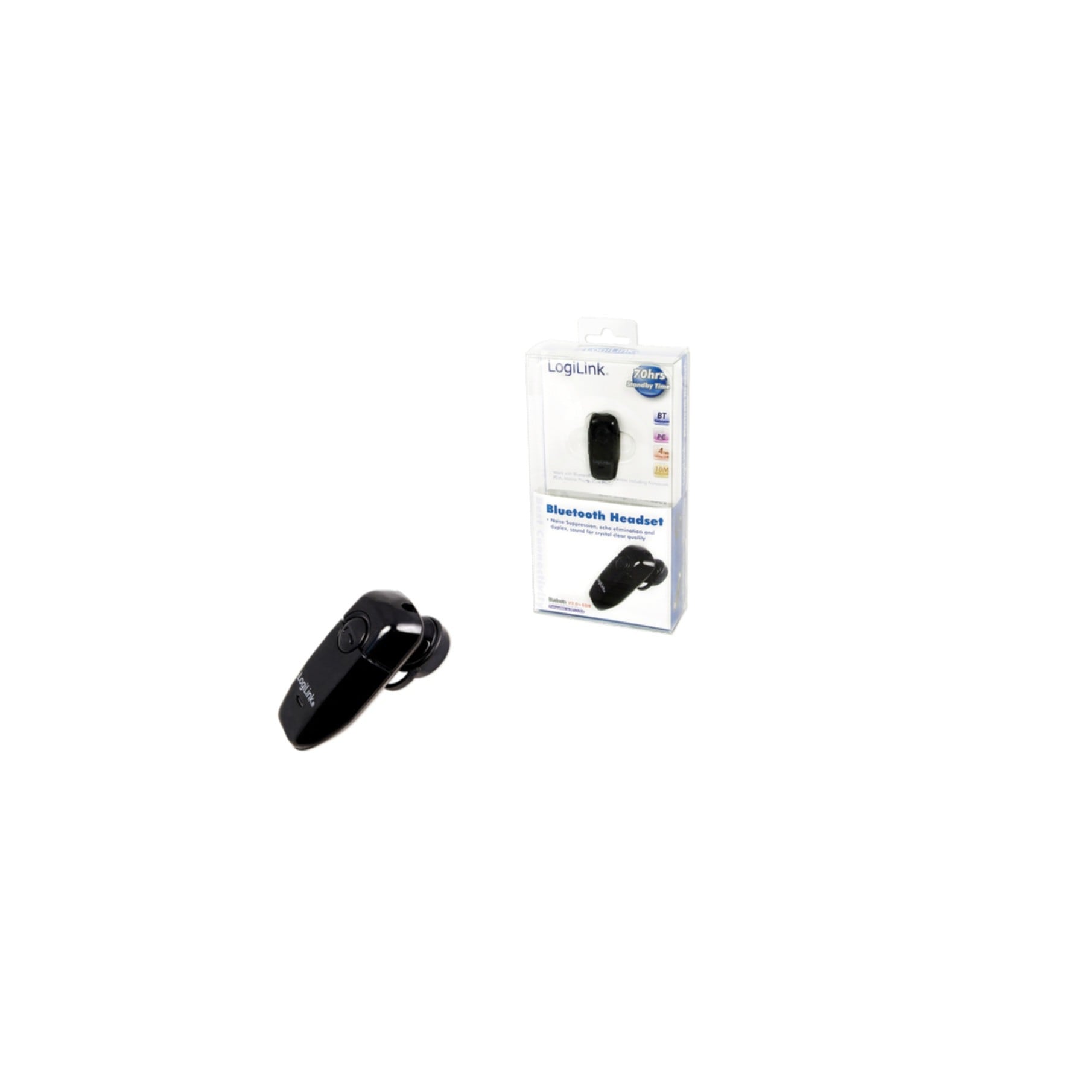 LogiLink Kopfhörer »Bluetooth V2.0 Earclip Headset«