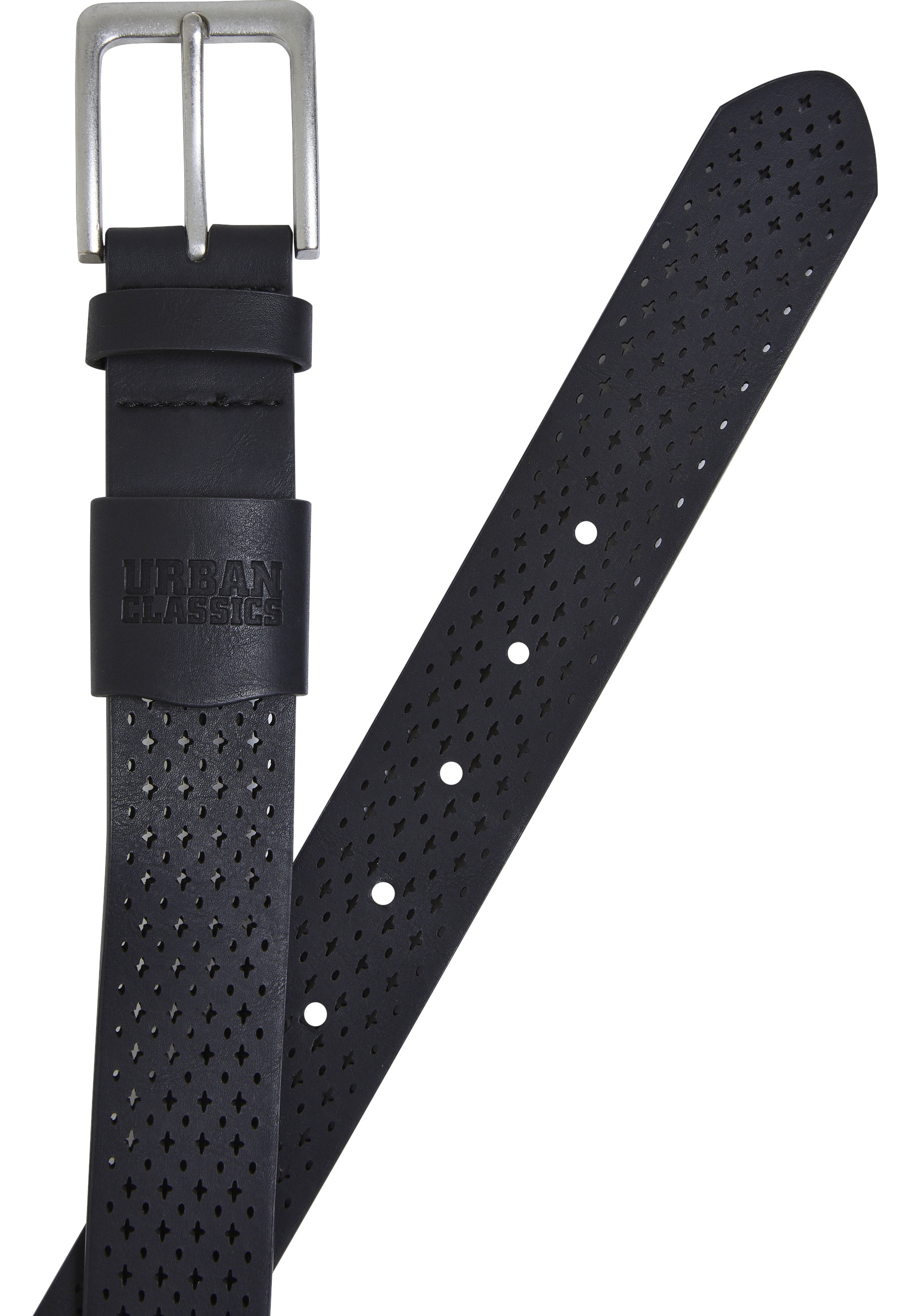 URBAN CLASSICS Hüftgürtel »Urban Classics Unisex Synthentic Leather Perforated Belt«