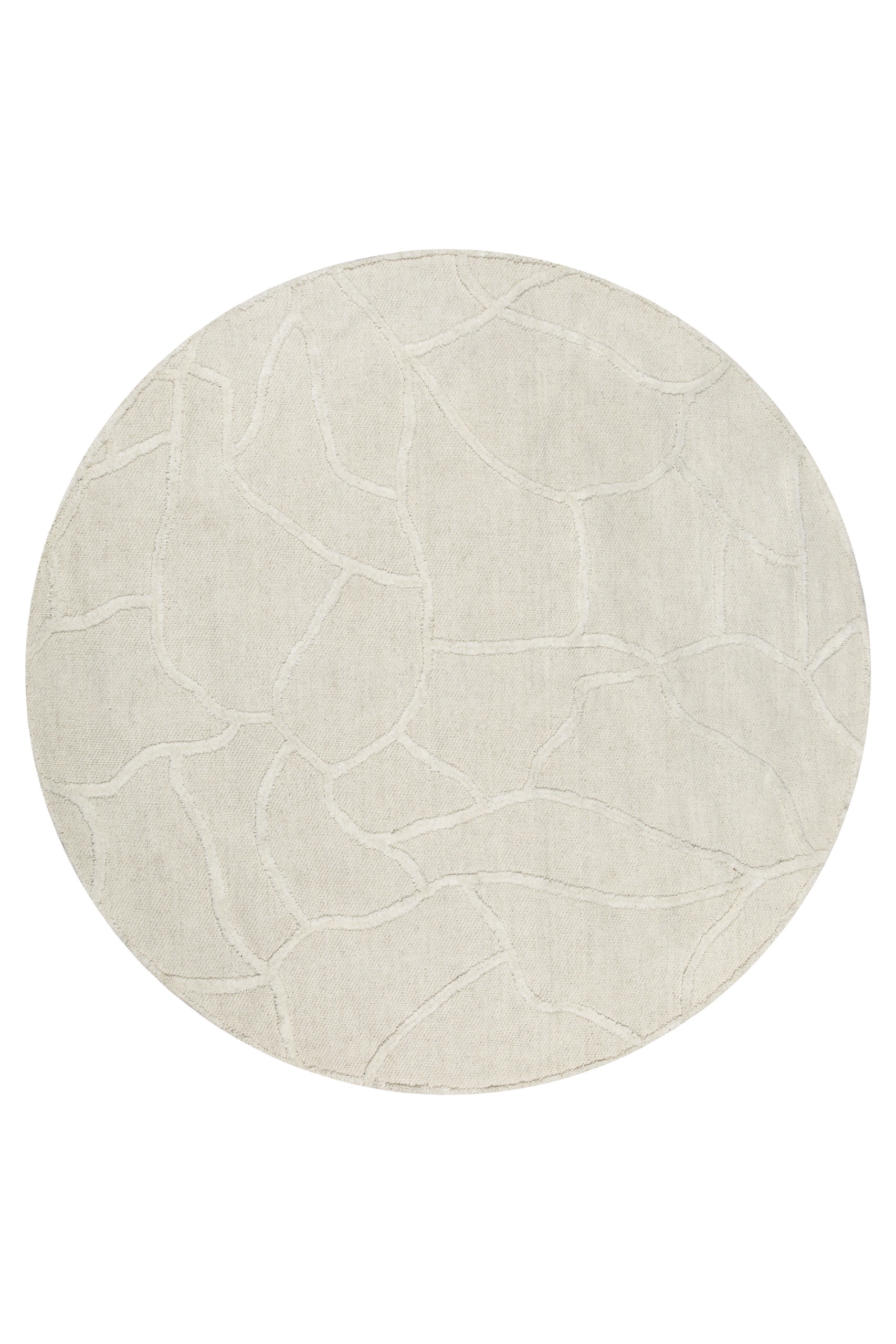 Wecon home Teppich »Hamptons TWENTYSIX«, rund, 10 mm Höhe, Kurzflor, Wohnzimmer, Schlafzimmer, elegant, robust, Mosaik Design