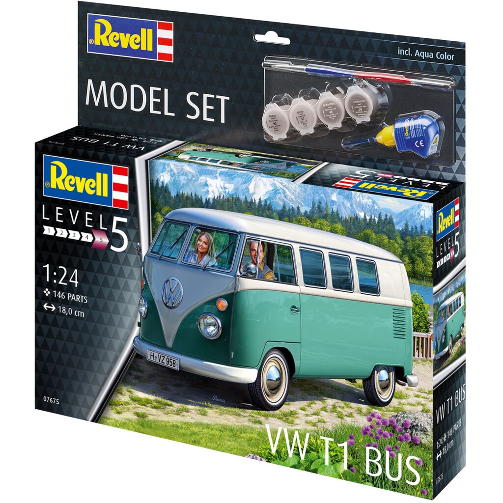 Revell® Modellbausatz »VW T1 Bus«, 1:24