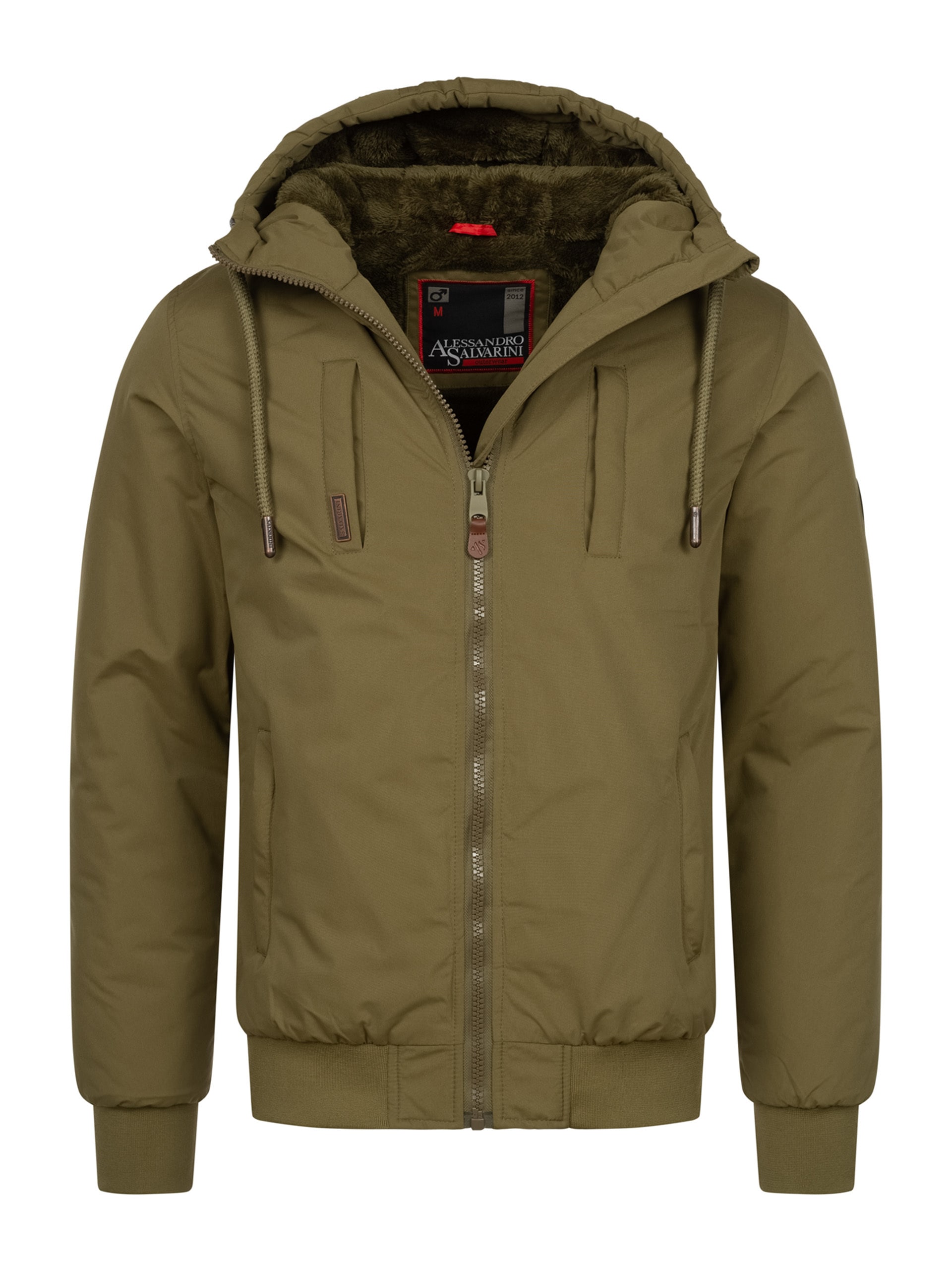 Alessandro Salvarini Winterjacke »ASWeighty«, mit weichem Teddyfell innen