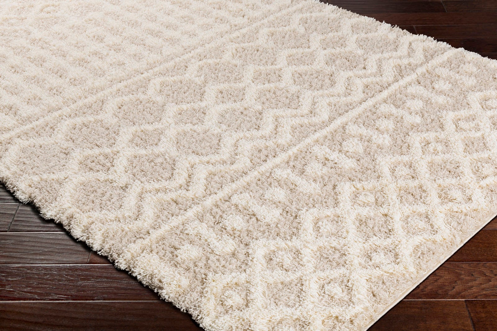 Livabliss Hochflor-Teppich »DUBAI«, rechteckig, 52 mm Höhe, Shaggy Hochflorteppich, Flauschiger, Boho Wohnzimmerteppich/Läufer