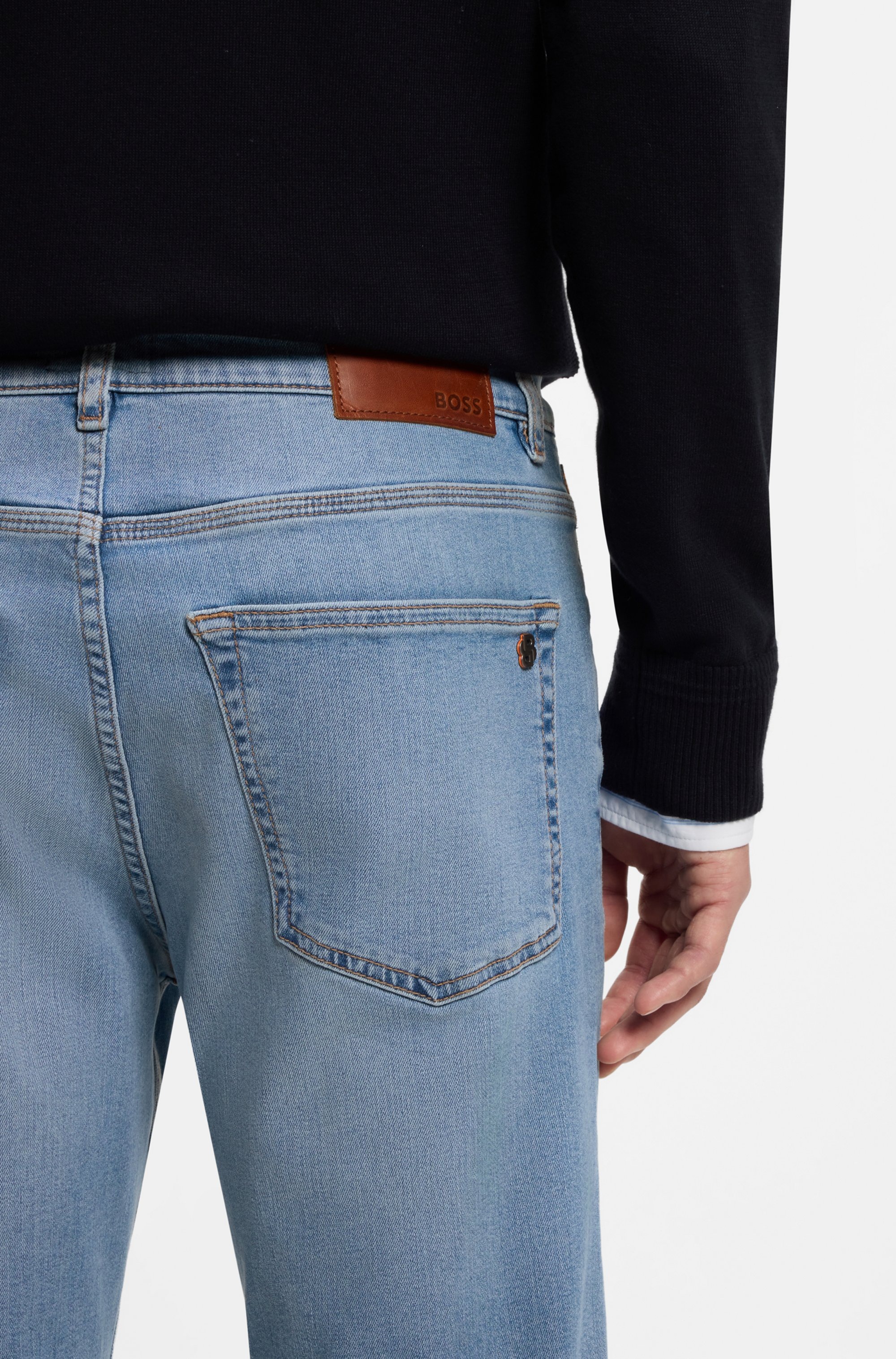 BOSS ORANGE Tapered-fit-Jeans "ONYX 1 BO" in 5-Pocket-Form, komfortabler St günstig online kaufen