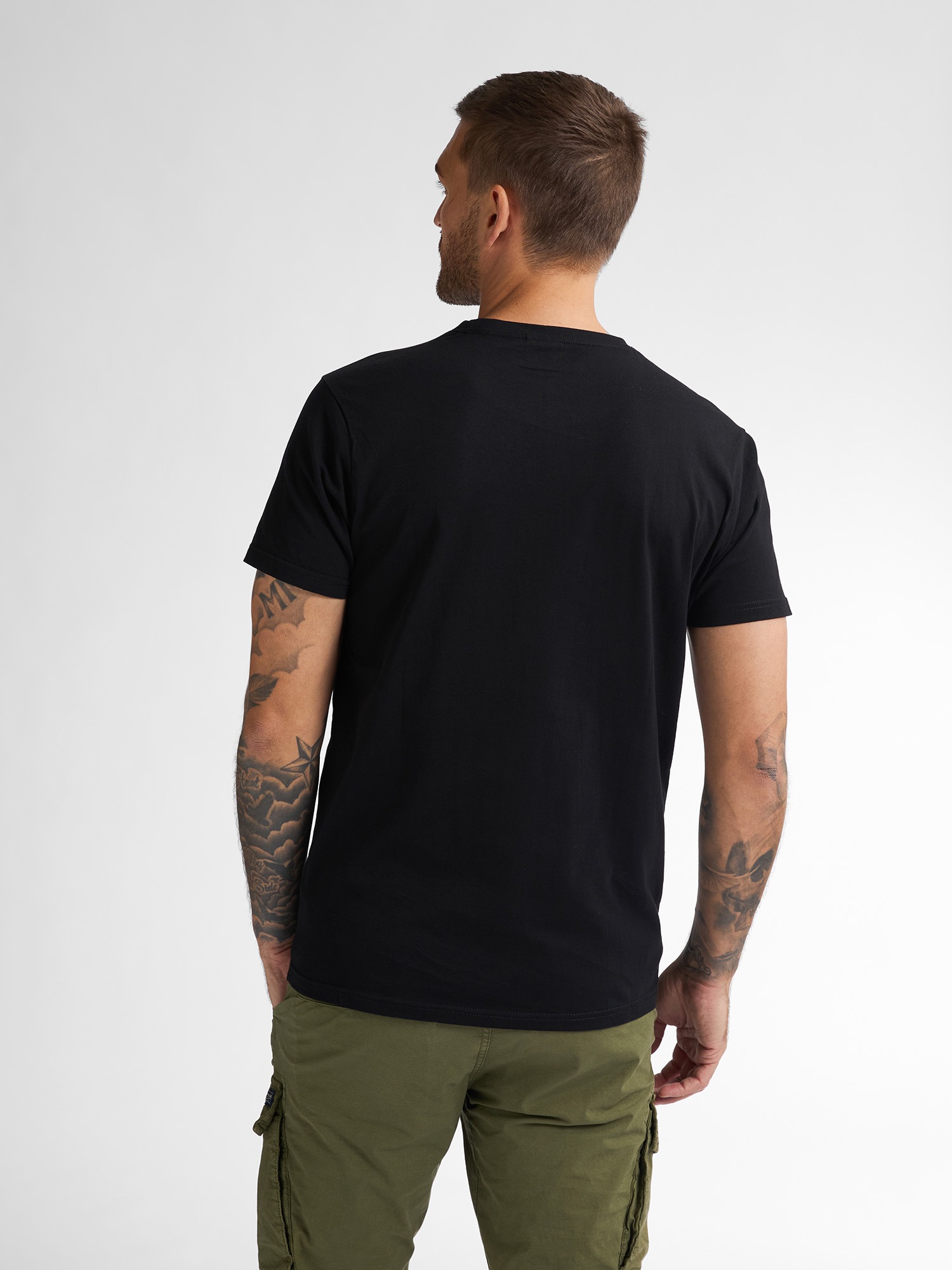 Petrol Industries Rundhalsshirt, mit Logo Stickerei