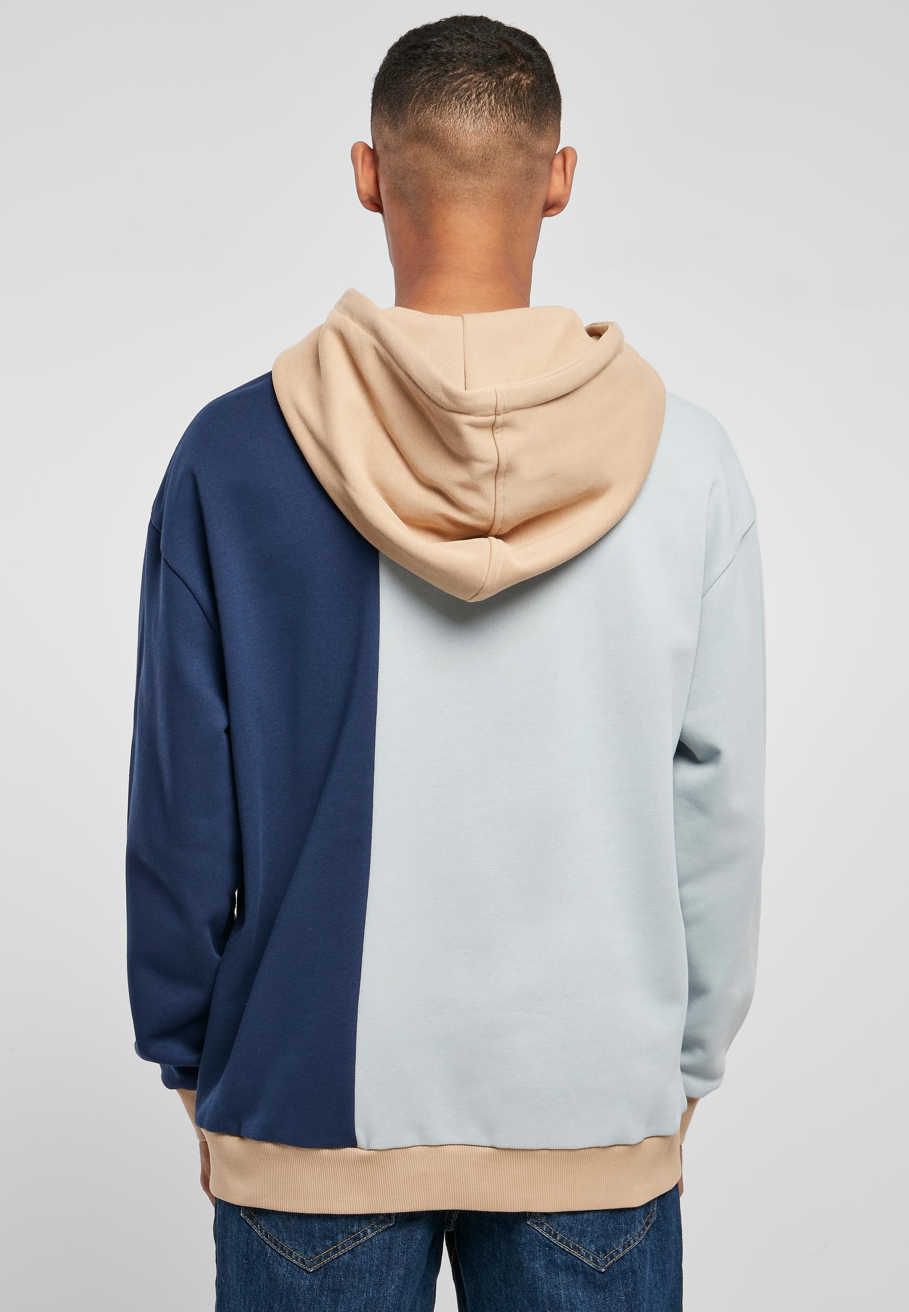 URBAN CLASSICS Kapuzensweatshirt »Urban Classics Herren Oversized Color Block Hoody«, (1 tlg.)