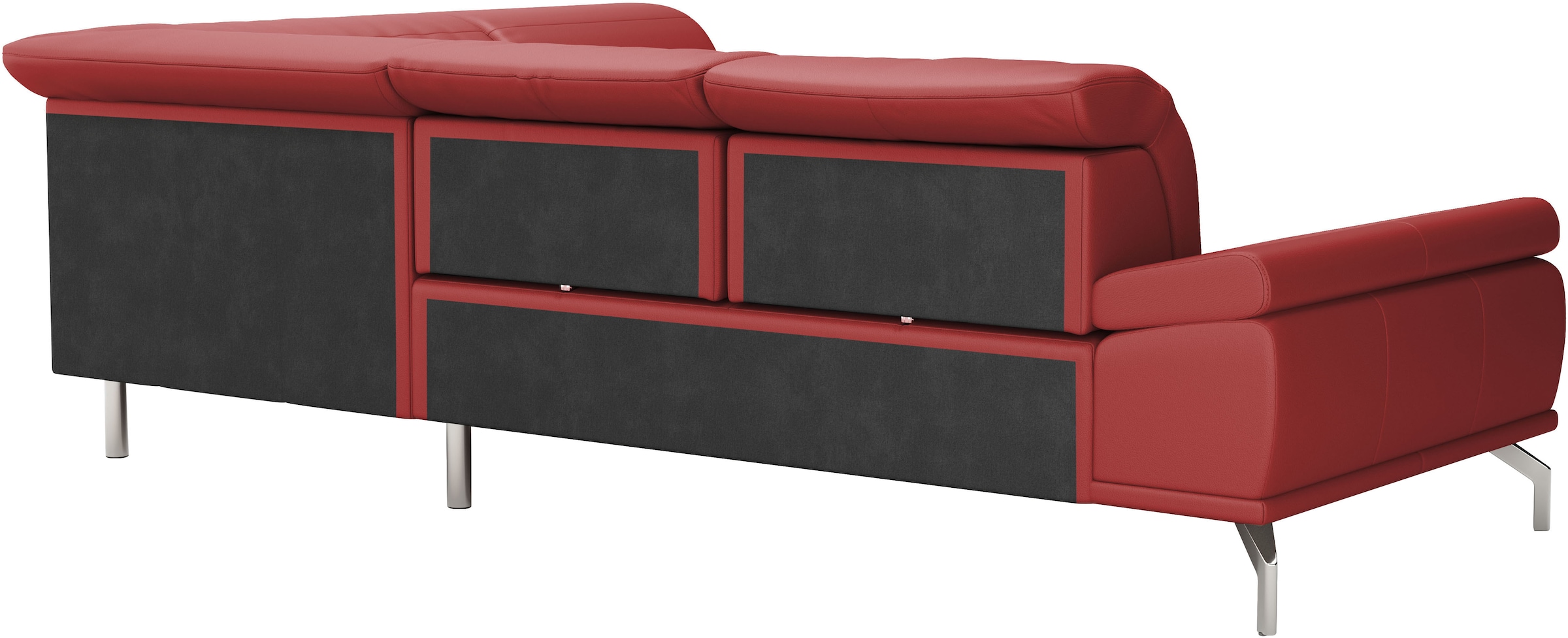 Places of Style Ecksofa »Caluna«, Inkl.Sitztiefenverstellung, wahlweise mit Kopf- und Armteilverstellung