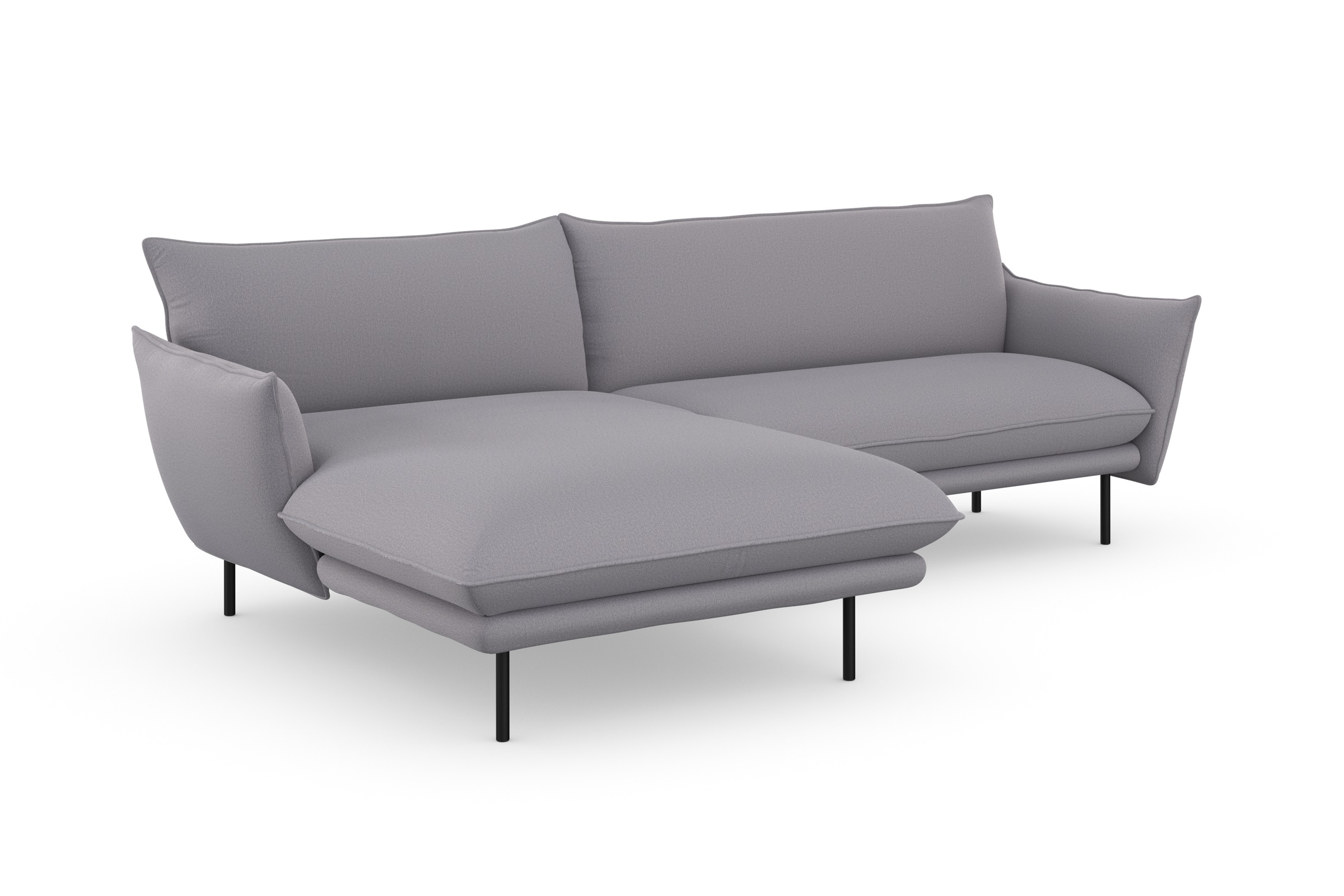 andas Ecksofa »Stine L-Form«, Besonderes Design durch Kissenoptik und Keder, by Morten Georgsen