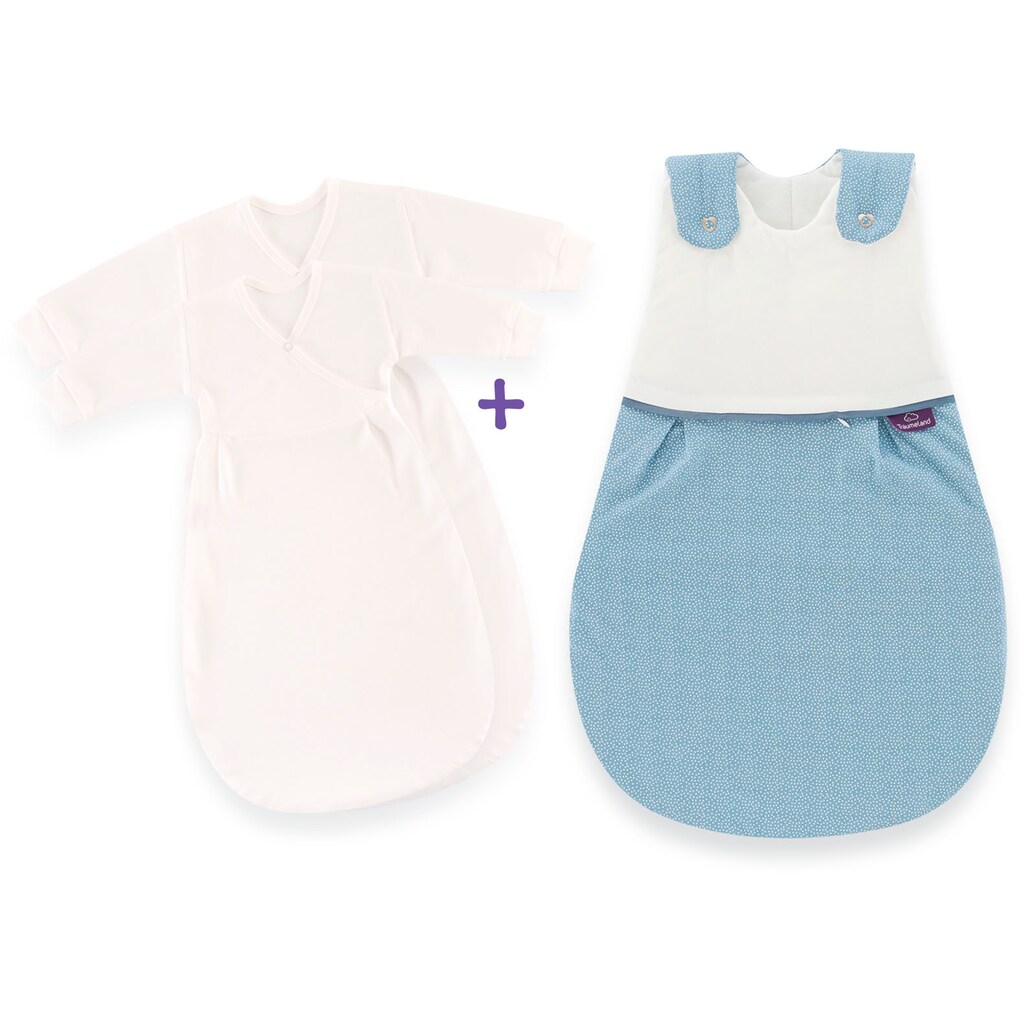 Träumeland Babyschlafsack »3 tlg Set LIEMBICH, Design Punkte«, (3 tlg.)