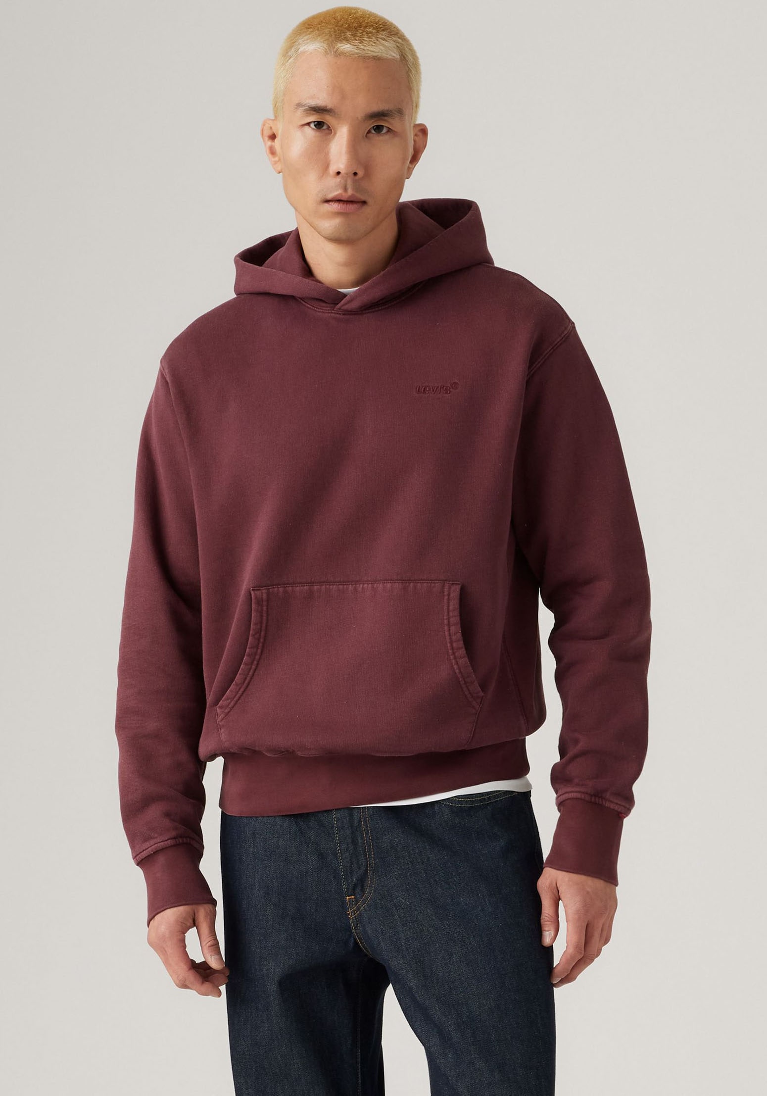 Levis Hoodie "THE AUTHENTIC HOODIE", mit kleiner Ton-in-Ton Logostickerei a günstig online kaufen