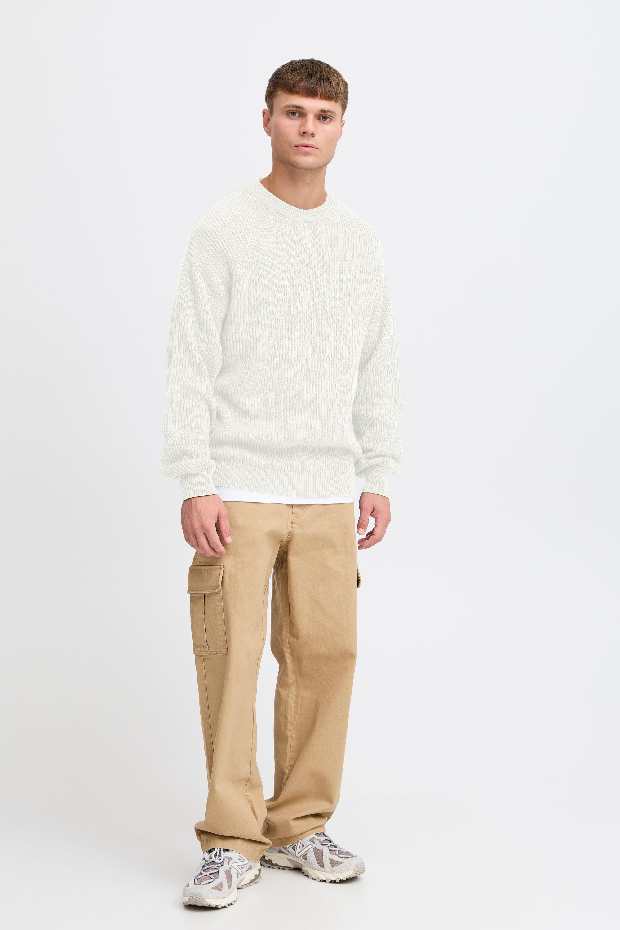 !Solid Strickfleece-Pullover »Strickpullover SDGia«