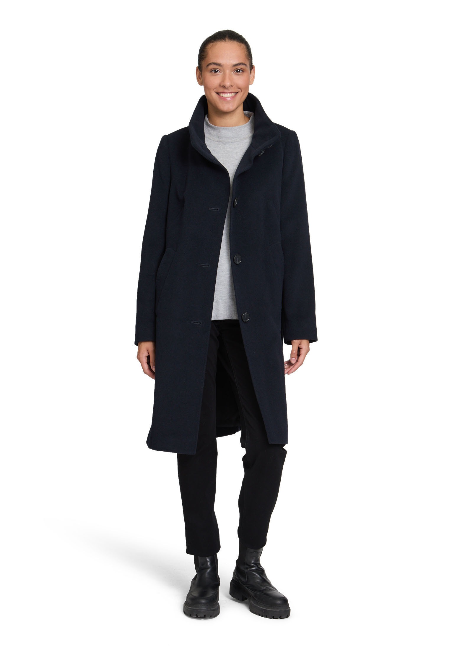 Betty Barclay Wolljacke »Betty Barclay Damen Wollmantel mit Kragen«