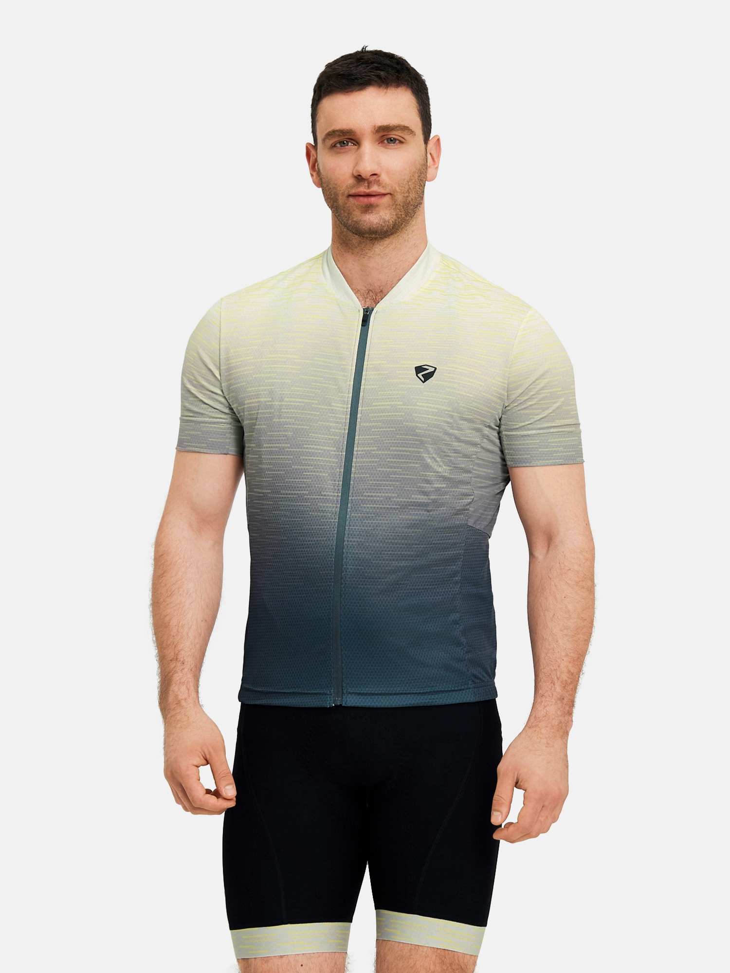 Radtrikot ZIENER "NELETE-Z", Herren, Gr. 58, grau, Obermaterial: 100% Polyester; Obermaterial 2: 90% Polyester, 10% Elasthan, Trikots - Bild 4