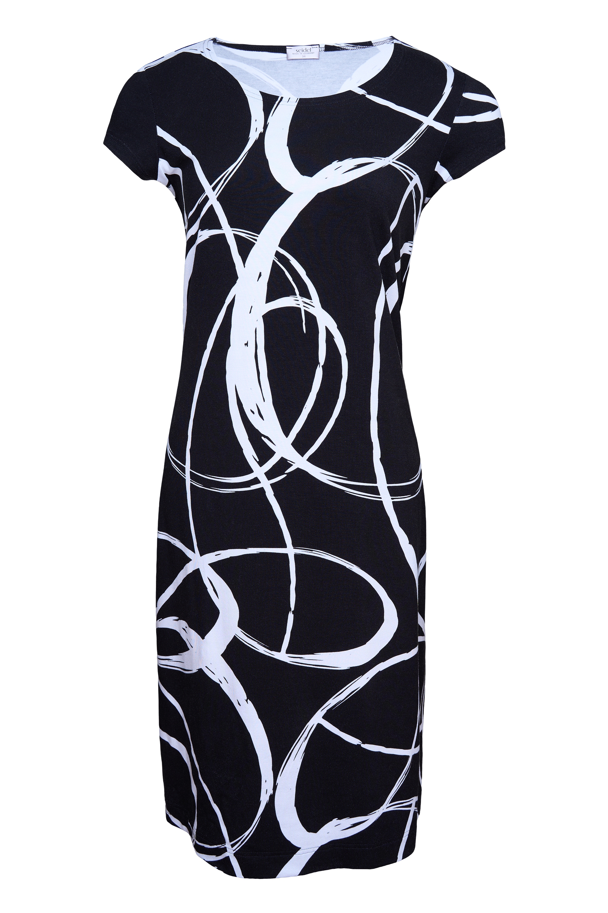 Seidel Moden Druckkleid »Otto exclusiv« Ohne Taschen mit grafischem Muster - Viskose - MADE IN GERMANY