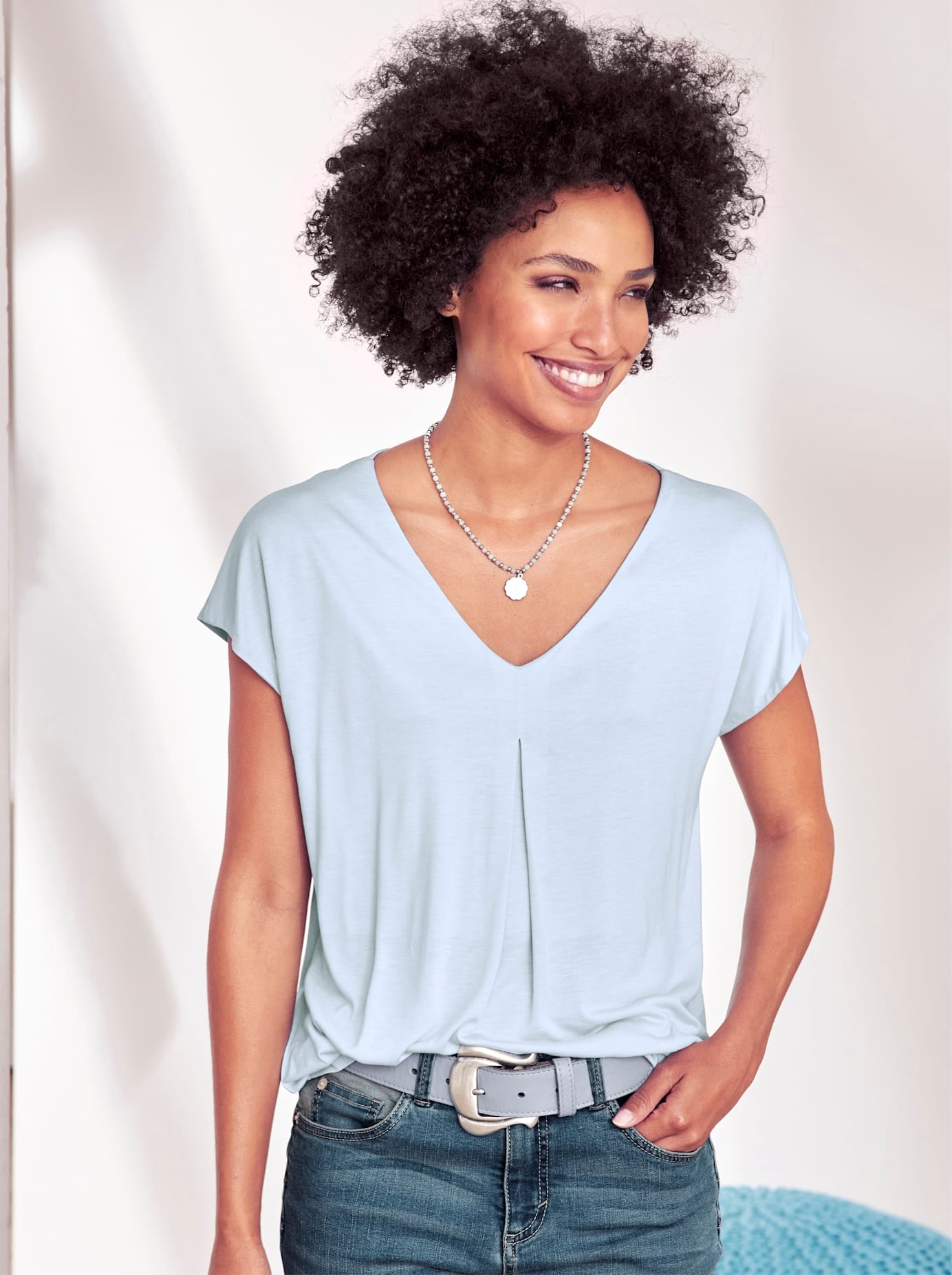 LINEA TESINI by heine Kurzarmshirt "Shirt" 1 Stk. günstig online kaufen