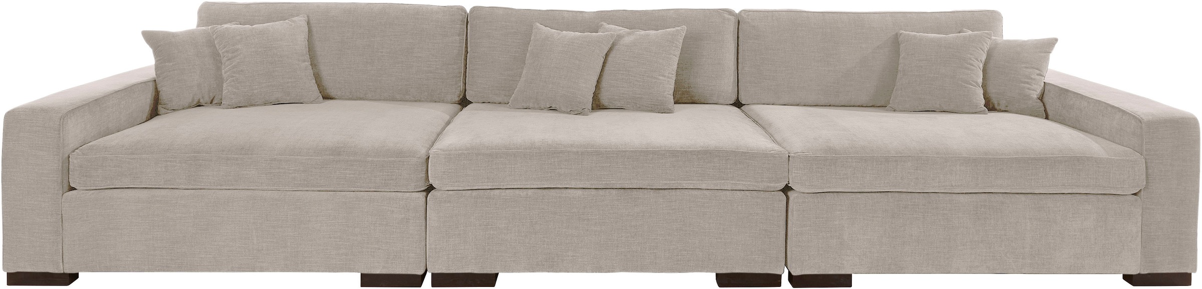 Home affaire 3-Sitzer "Skara XXL", Lounge-Sofa XXL mit Federkern-Polsterung günstig online kaufen