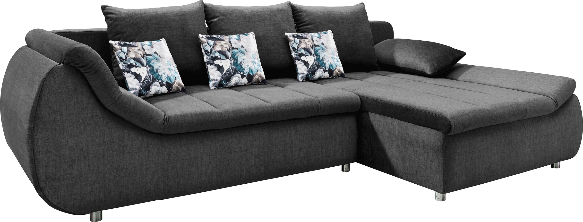 Home affaire Ecksofa "Imolaa elegant, Breite 270cm, moderne Sitzsteppung, b günstig online kaufen
