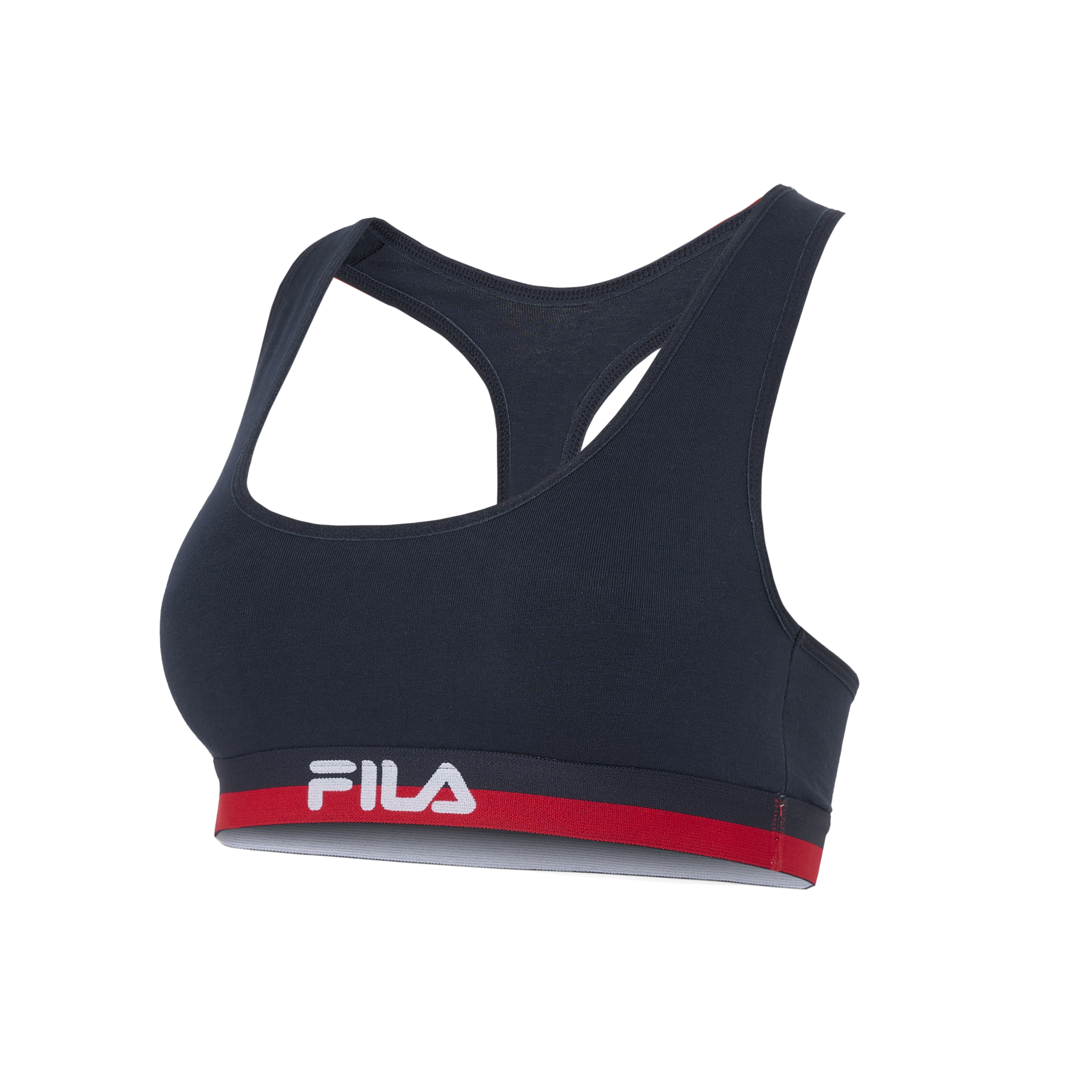 Fila mit elastischem Unterbrustband mit Logoschriftzug günstig online kaufen