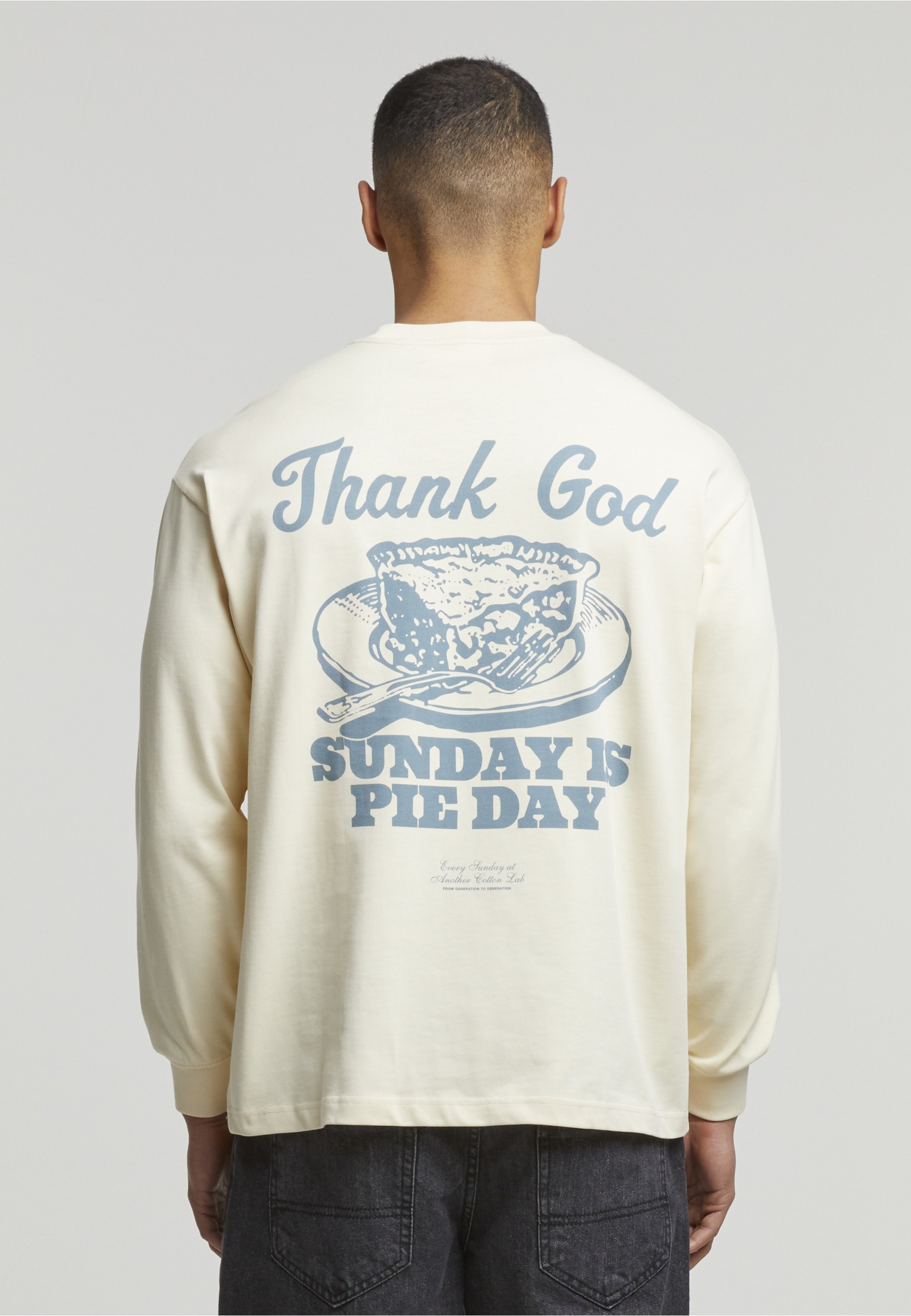 Another Cotton Lab Rundhalspullover »Another Cotton Lab Pie Day Oversized Longsleeve« 1