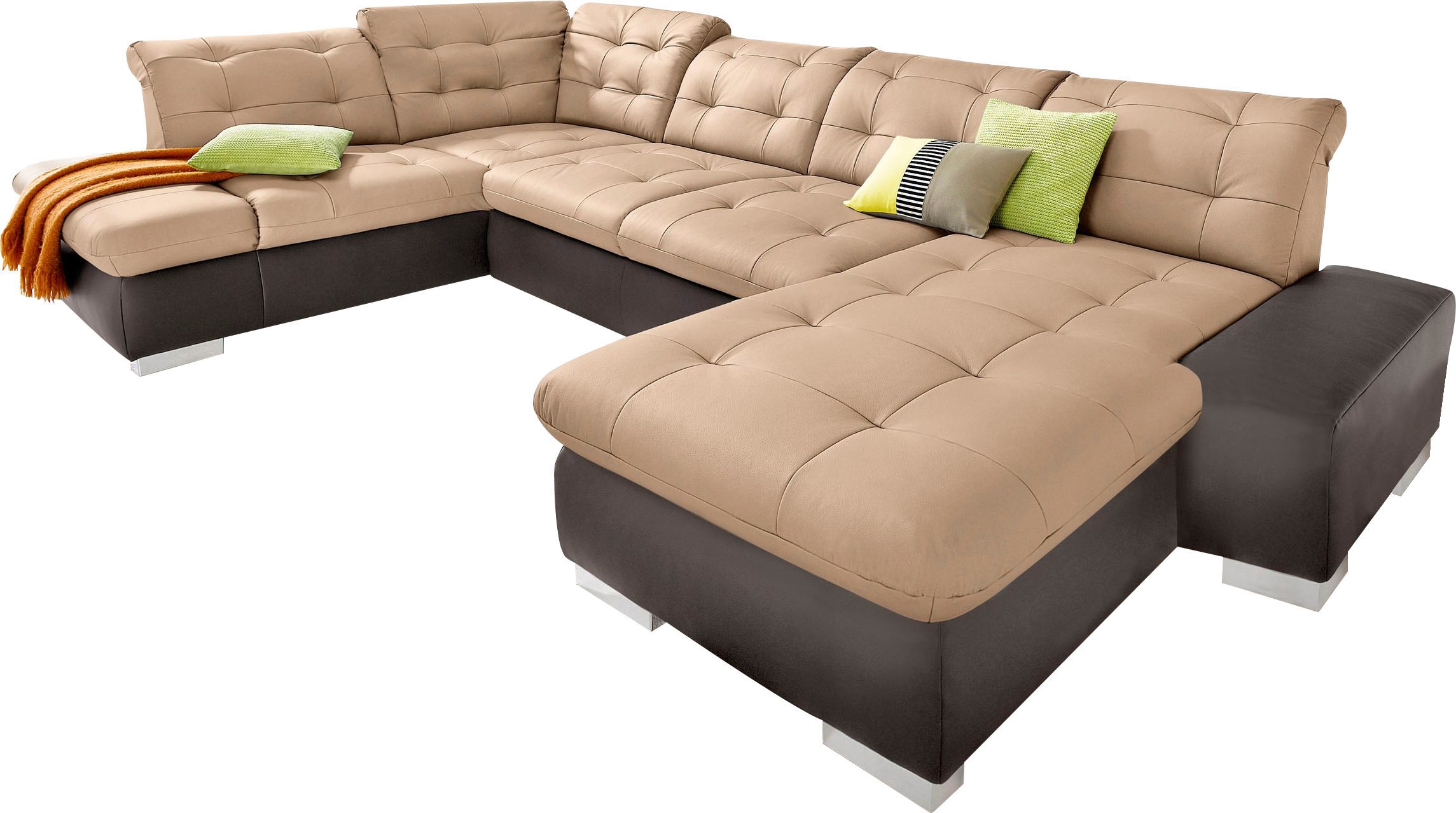 sit&more Wohnlandschaft "Palomino U-Form" wahlweise in XL oder XXL günstig online kaufen