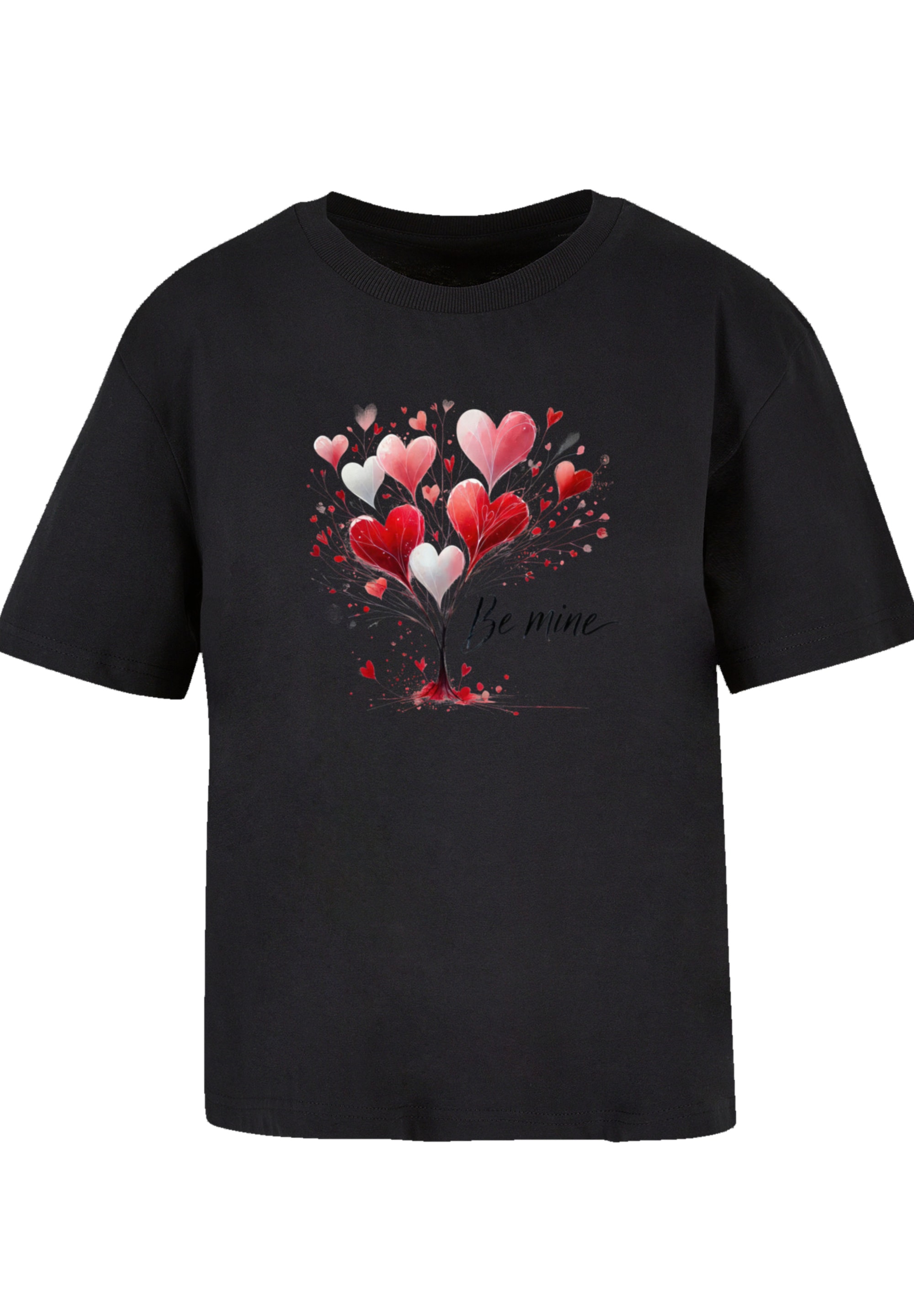 F4NT4STIC T-Shirt »Herzbaum Be Mine!«, Premium Qualität