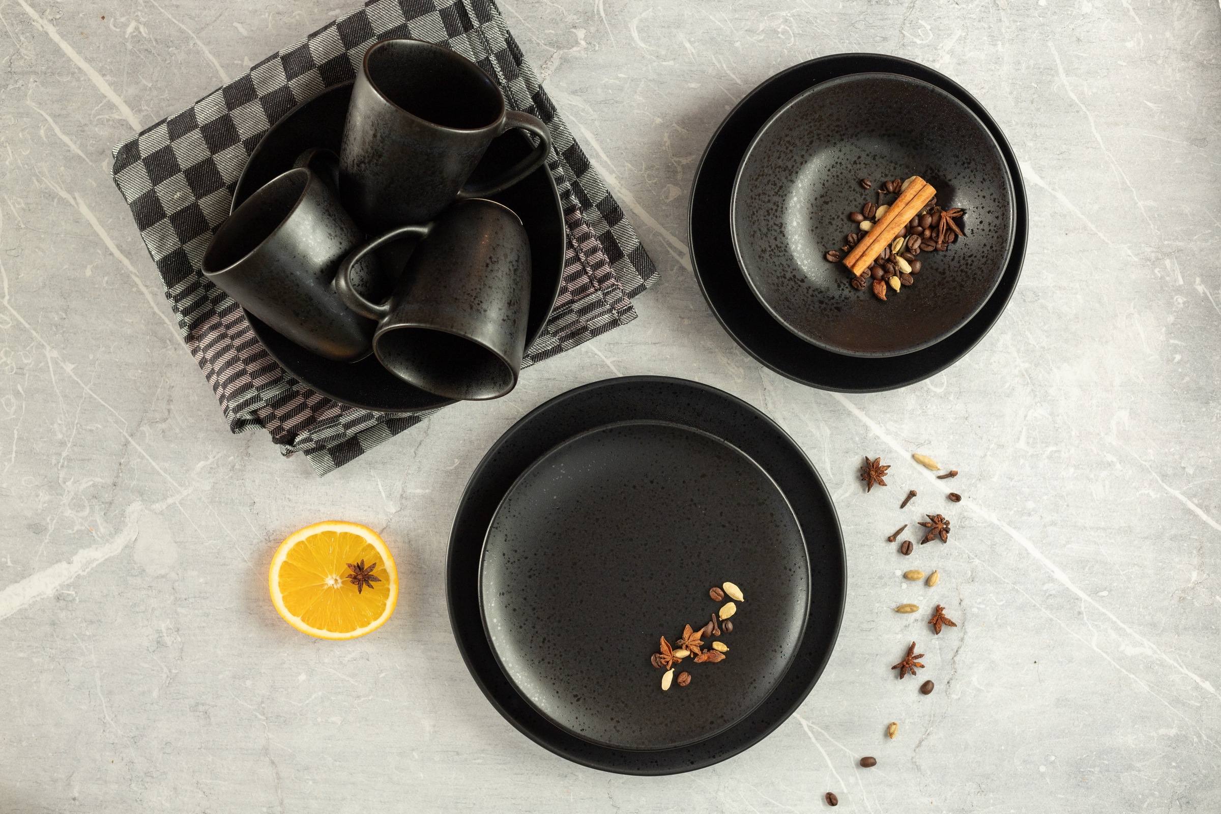 MÄSER Tafelservice "ESSENTIAL, aus Steinzeug" Teller Set, Geschirr-Set, Ser günstig online kaufen