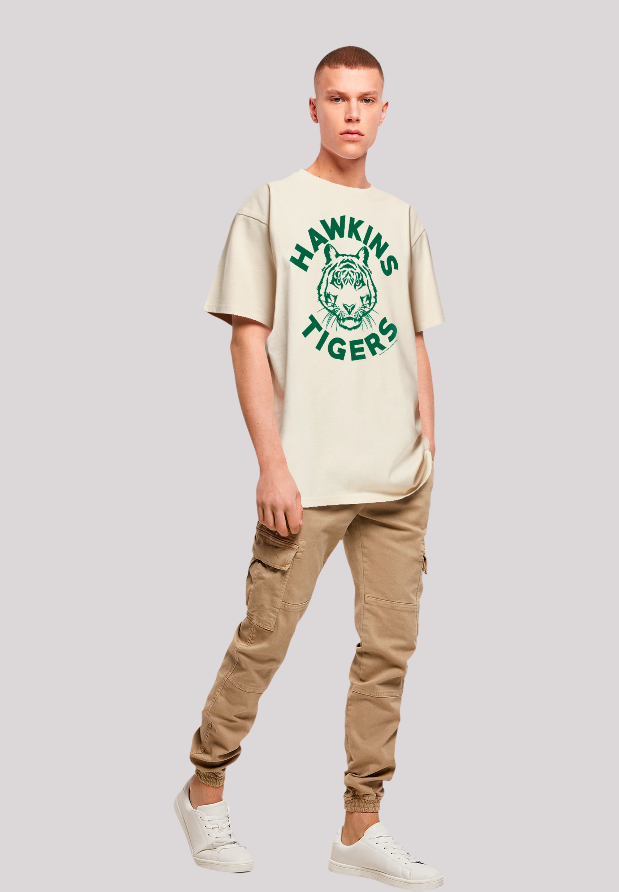 F4NT4STIC T-Shirt »Stranger Things Hawkins Tigers«, Premium Qualität
