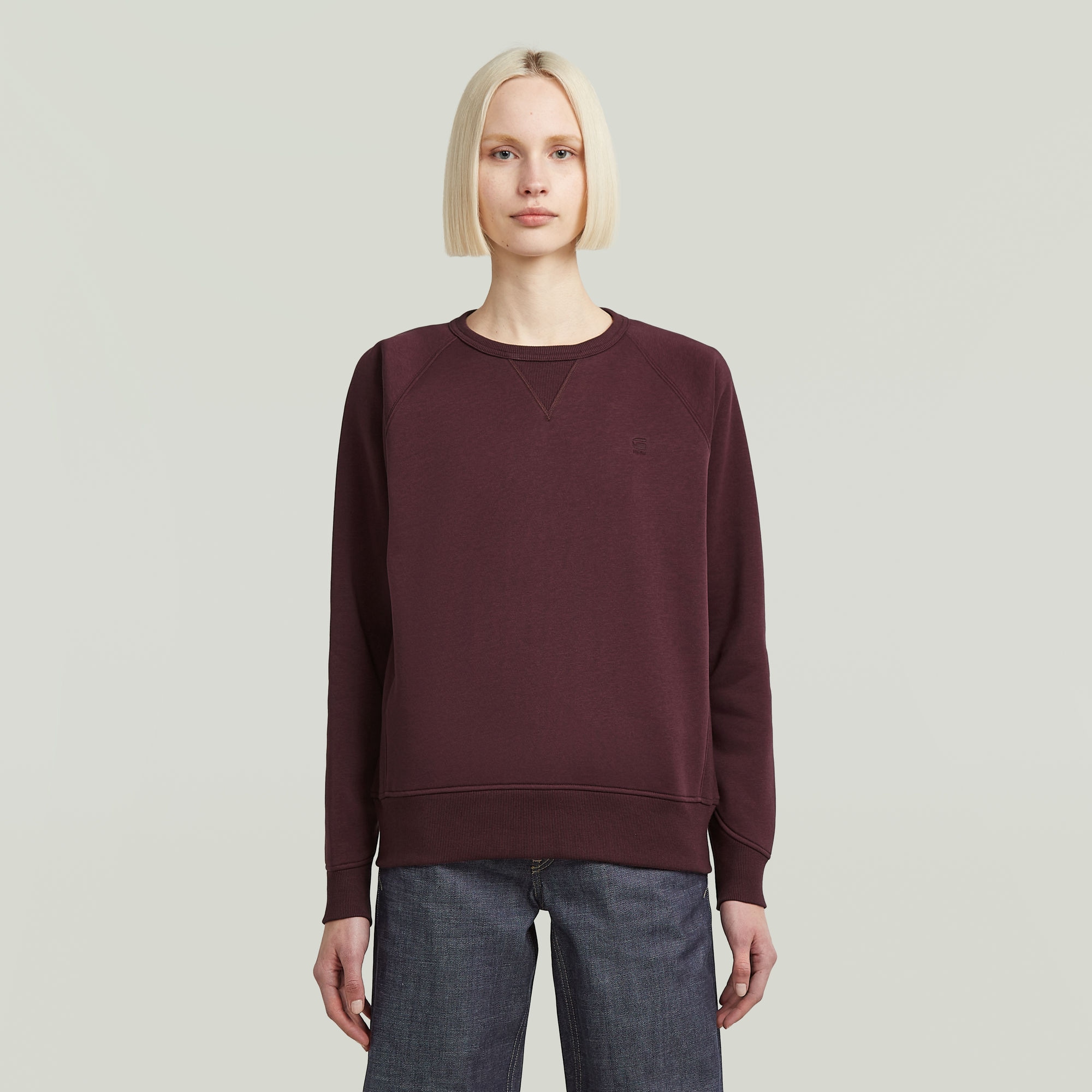 G-STAR Sweatshirt "Premium core 2.0", mit Einsatz am Ausschnitt günstig online kaufen