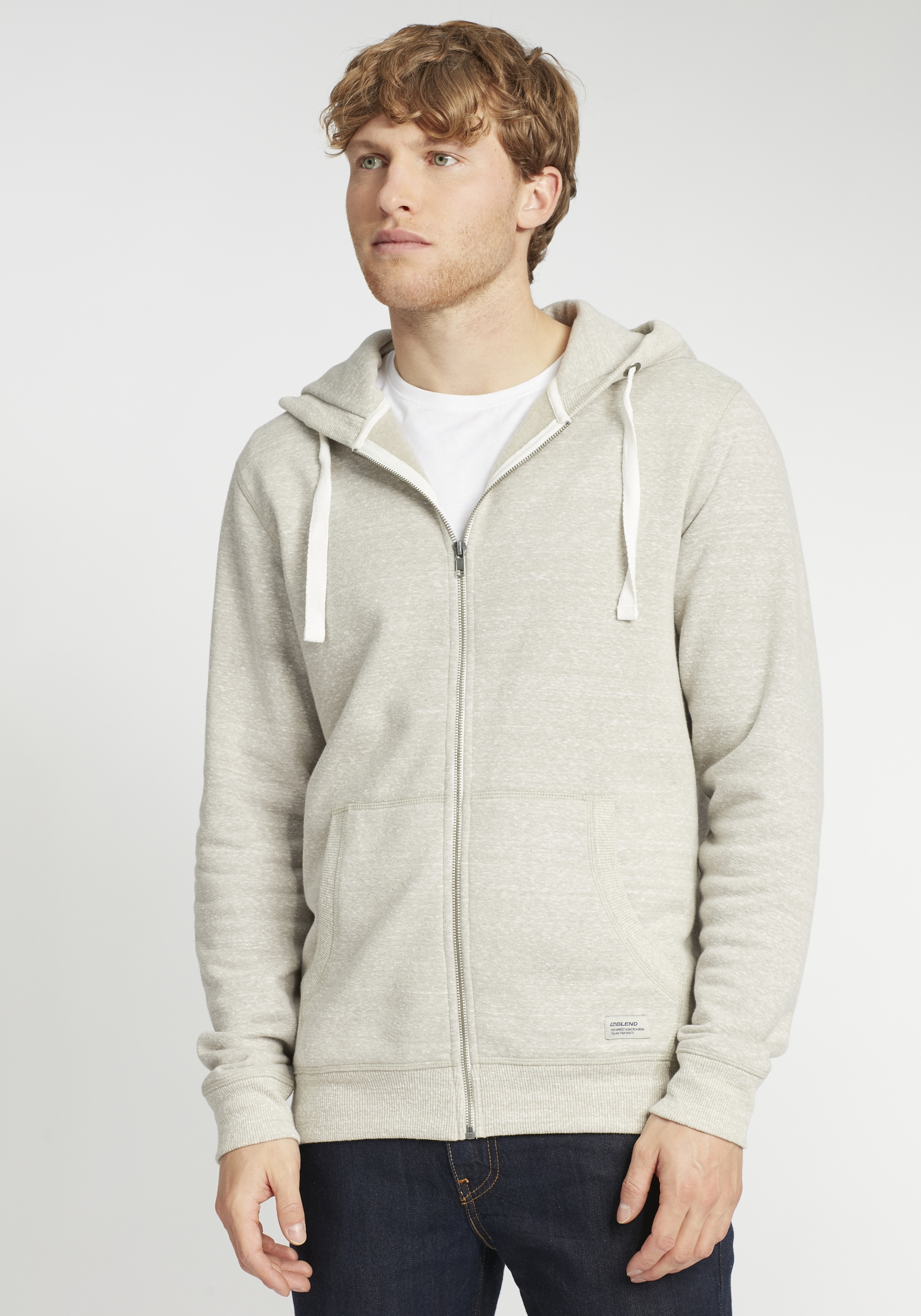 Blend Kapuzenpullover "BHNix", Stilvolle Kapuzensweatjacke mit Kängurutasch günstig online kaufen