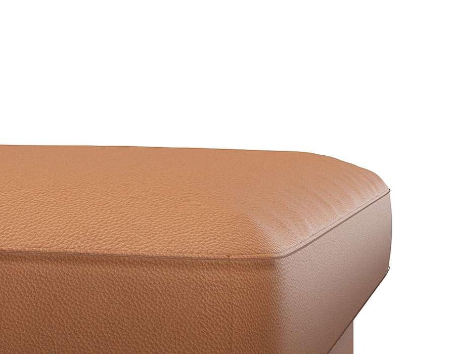 FLEXLUX Pouf »Fiore«, Kaltschaum, Füße Alu+schwarz