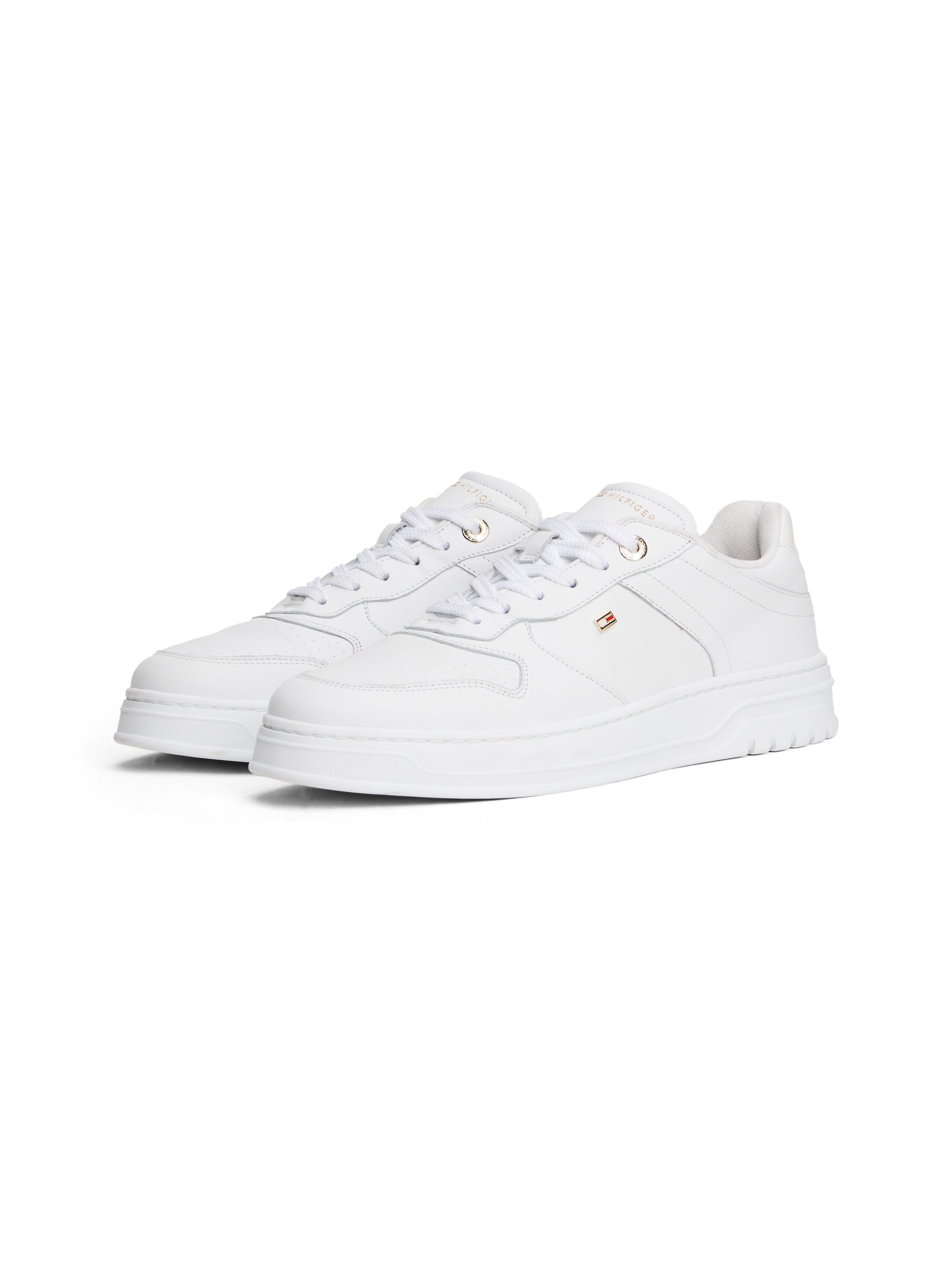 Tommy Hilfiger Plateausneaker "TH SPORTY CUPSOLE LEATHER", Freizeitschuh, H günstig online kaufen