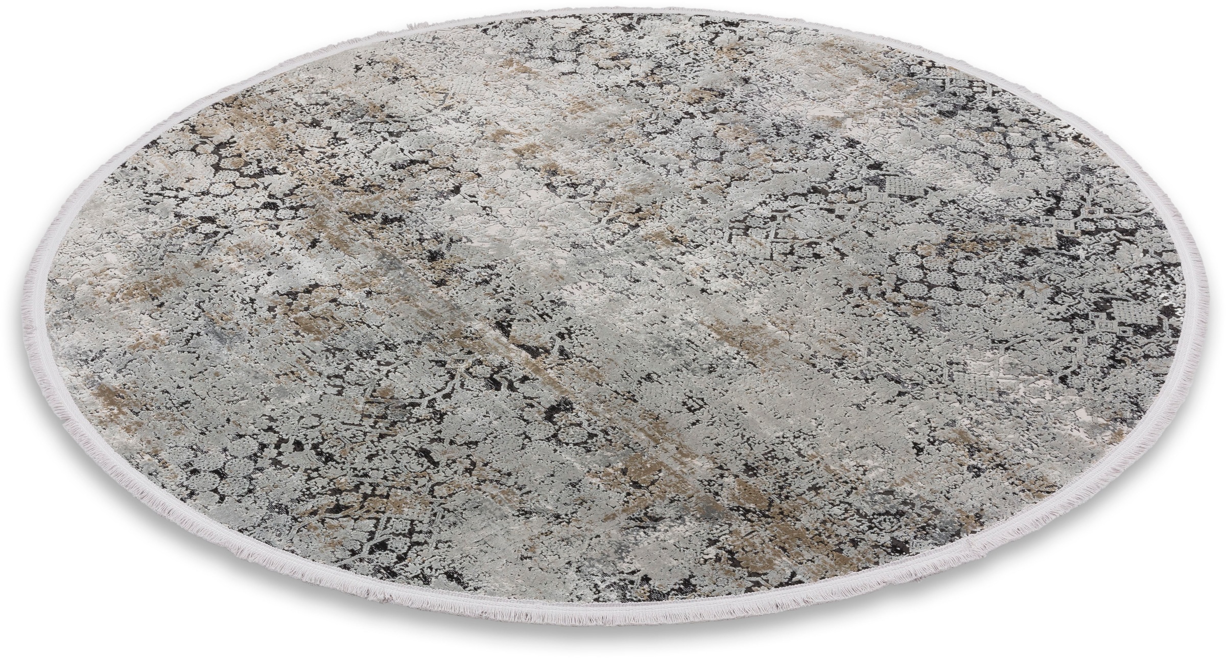 ASTRA Teppich "Gravina 231" rund 8 mm Höhe seidiger Schimmer durch Viskose, günstig online kaufen