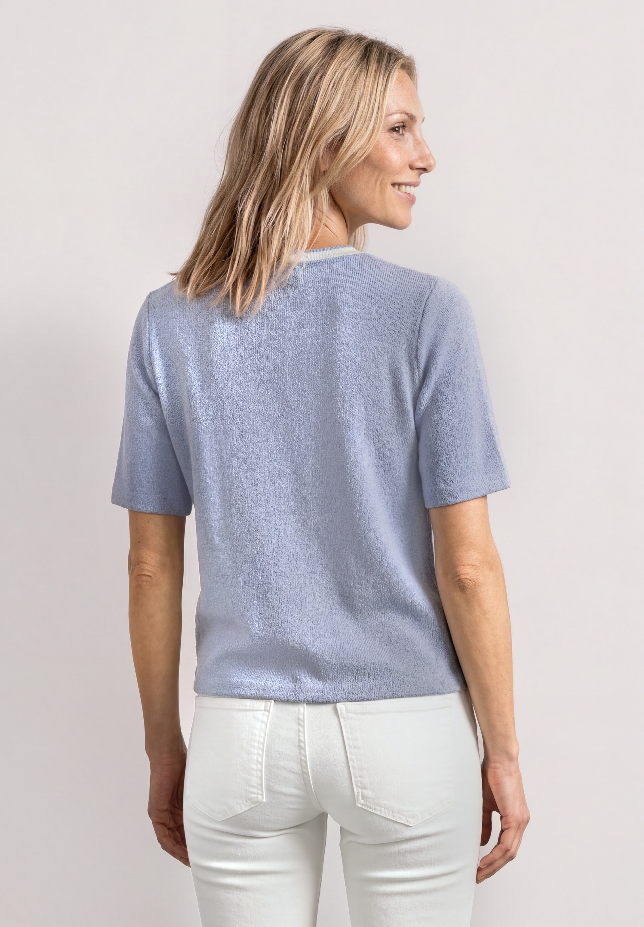 STREET ONE T-Shirt mit Rundhalsausschnitt