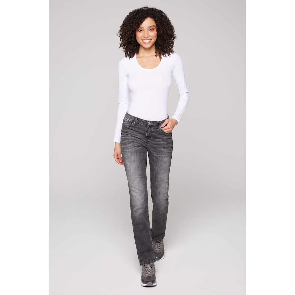 SOCCX Regular-fit-Jeans