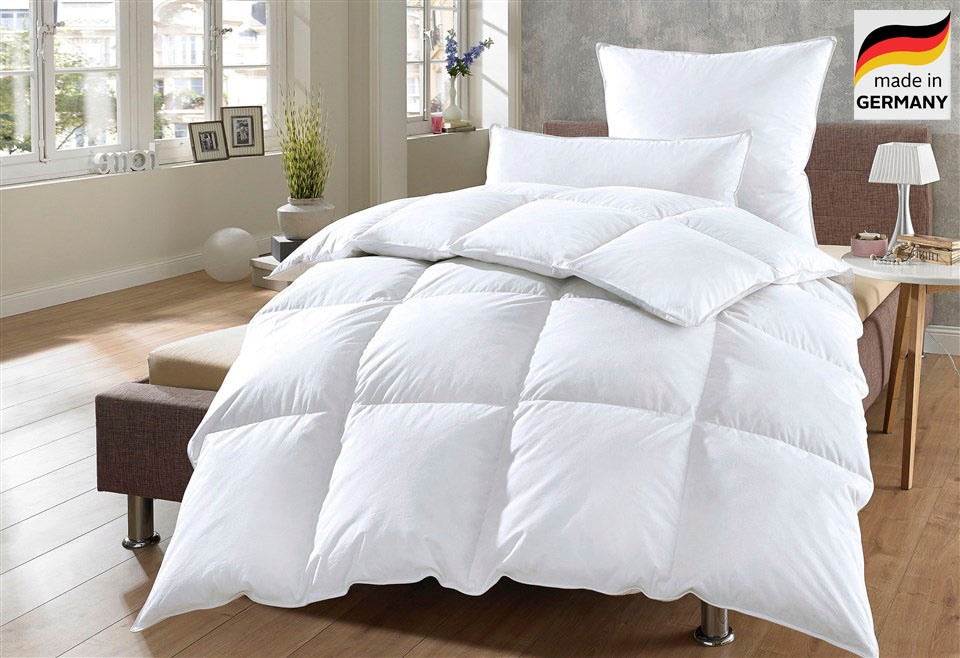 OTTO home Daunenbettdecke + Kopfkissen "Köniz, Bettdecke 135x200&155x220 cm günstig online kaufen