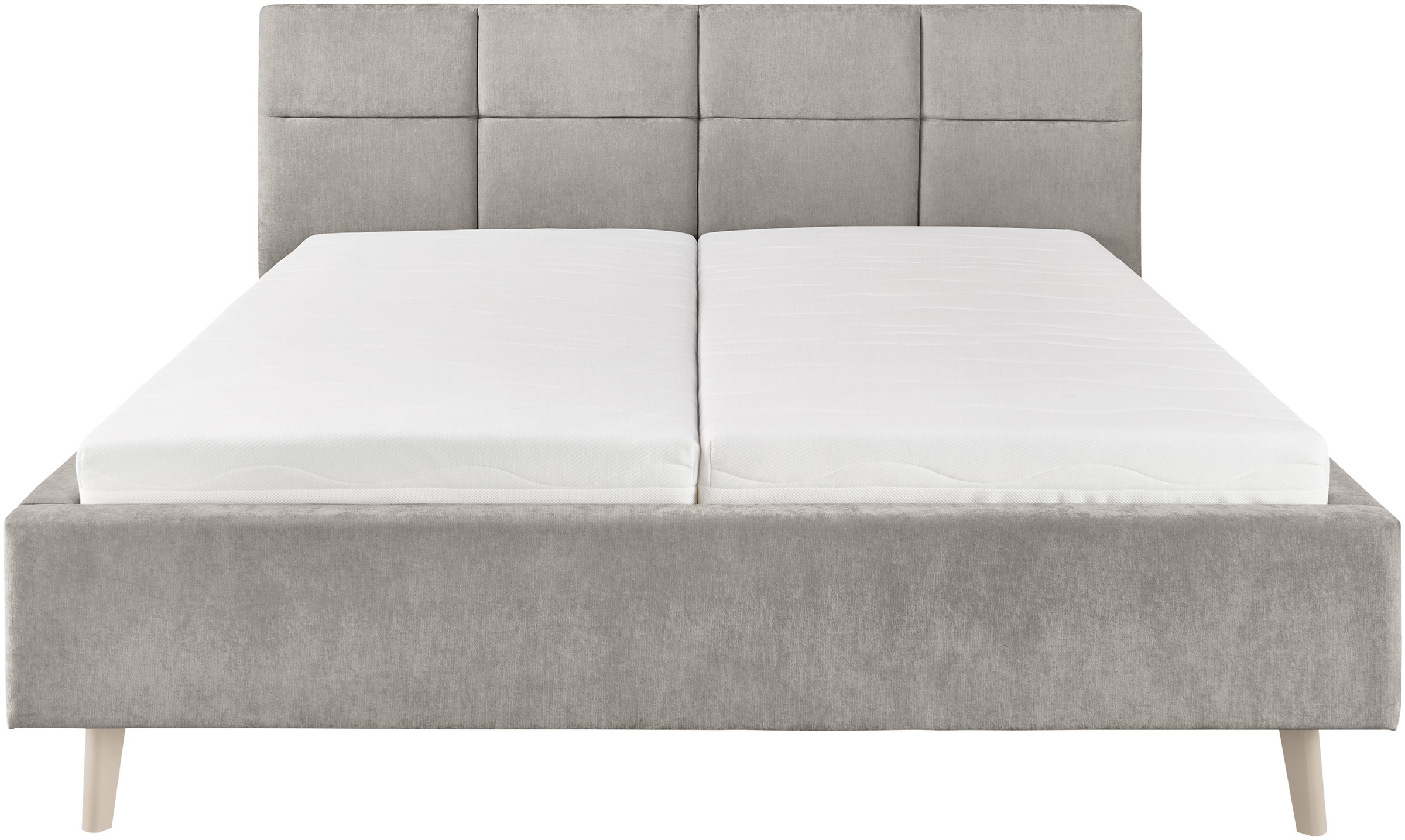 set one by Musterring Polsterbett »Cary, Breite 180cm, inkl. 7-Zonen-Tonnentaschenfederkern-Matratze« Erhältlich in verschiedenen Stofffarbe und Matratzenhärtegraden