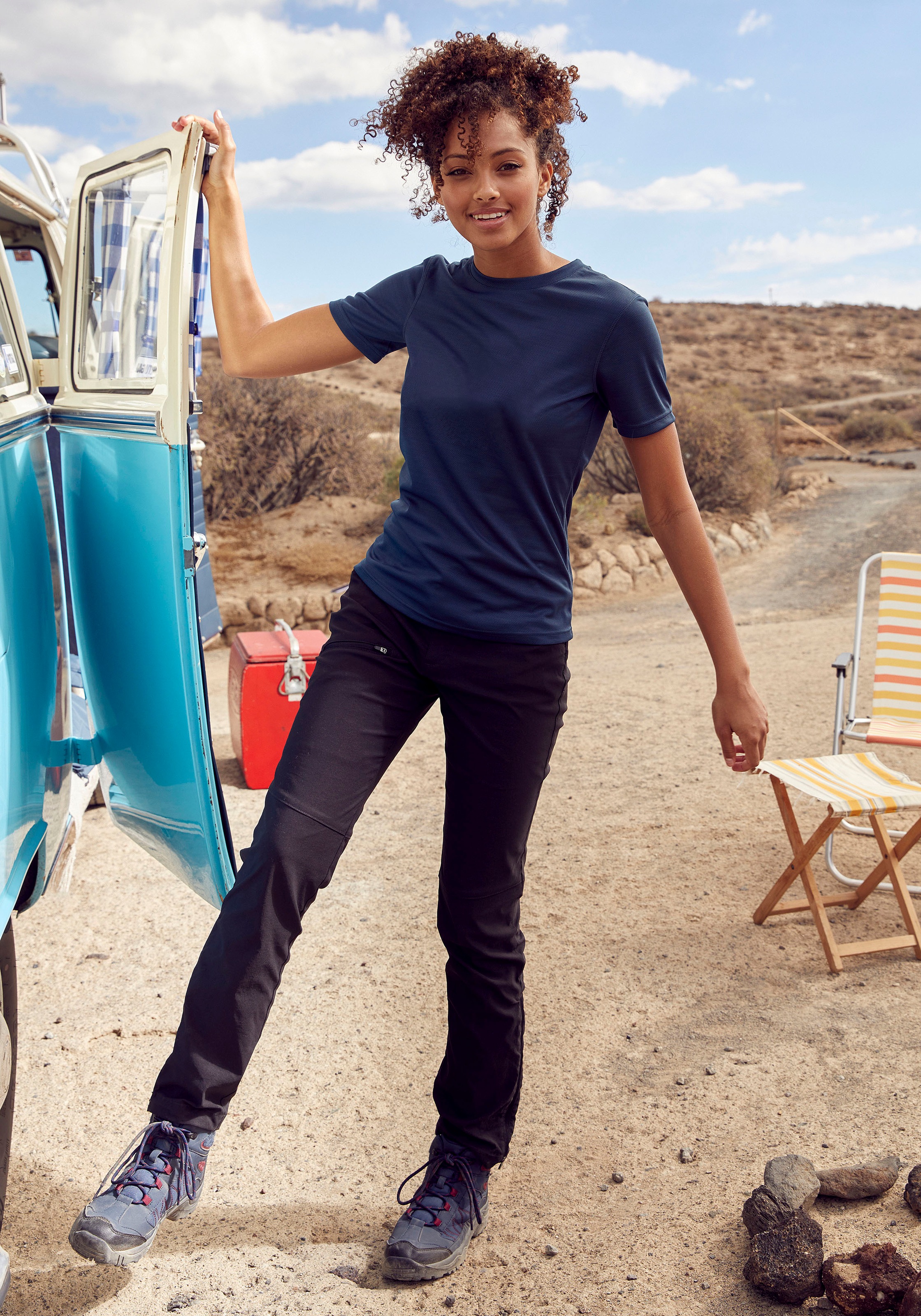 Thumbnail - LASCANA ACTIVE Trekkinghose mit 3 Zipper Taschen