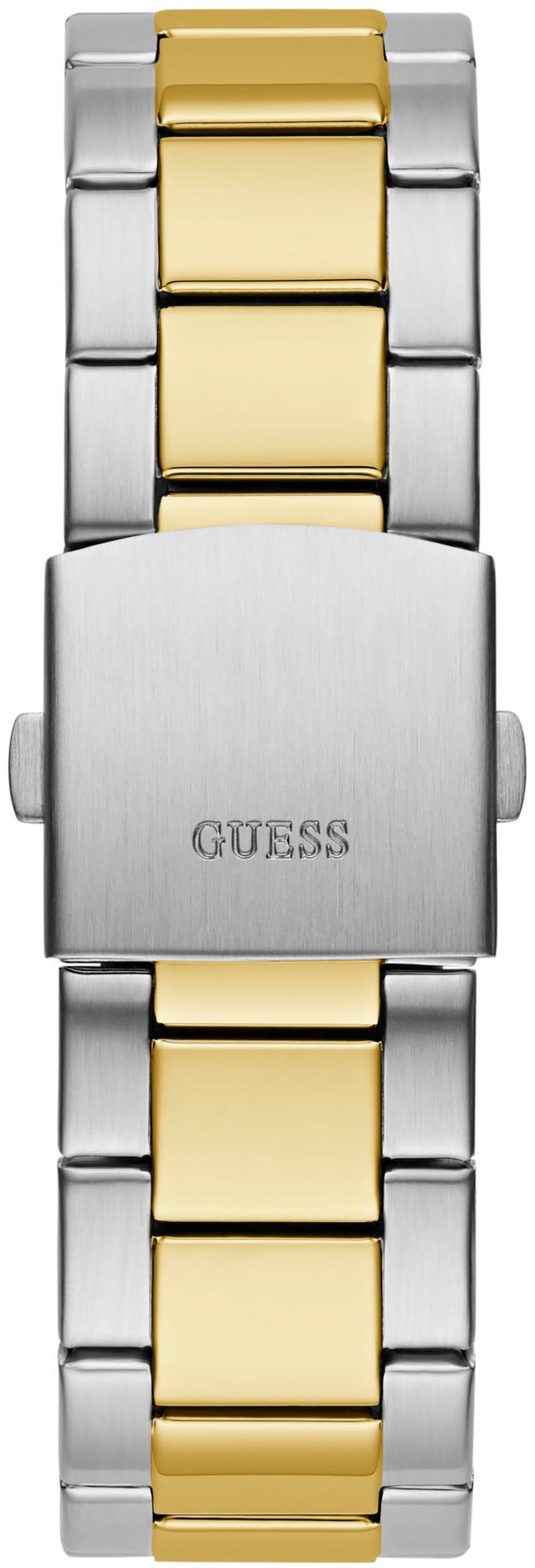 Guess Multifunktionsuhr »TRACTION«, Quarzuhr, Armbanduhr, Herrenuhr, Datum, 12/24-Std.-Anzeige