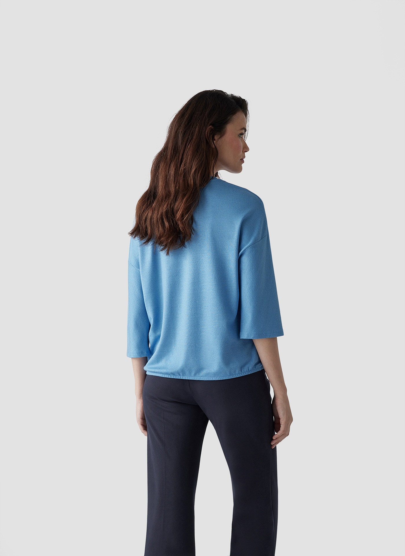 LeComte Print-Shirt »LeComte Unifarbenes Shirt mit 3/4-Arm«