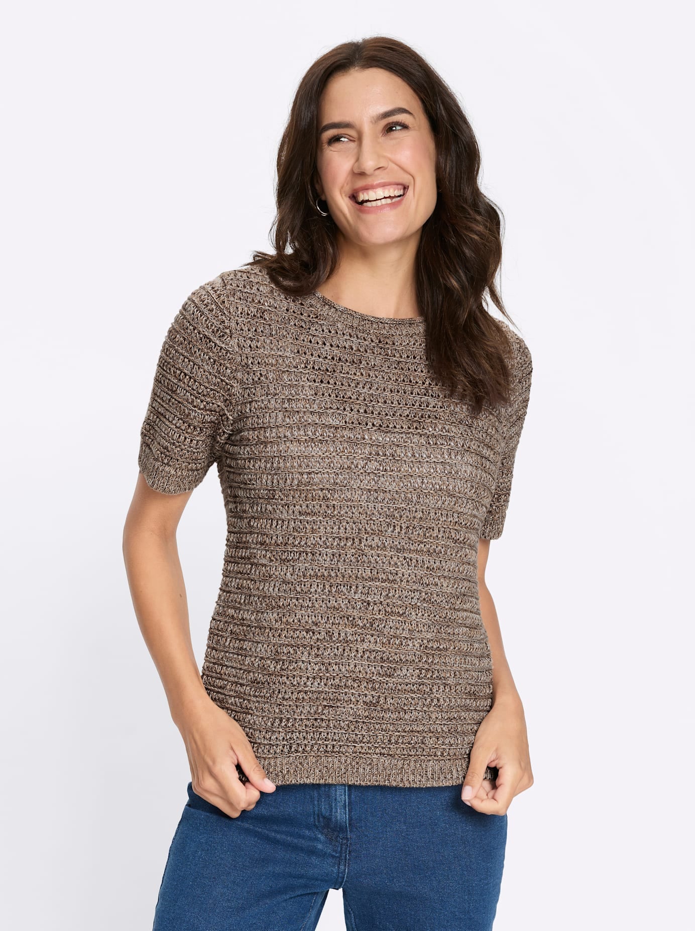 Inspirationen Strickpullover »Baumwoll-Pullover«