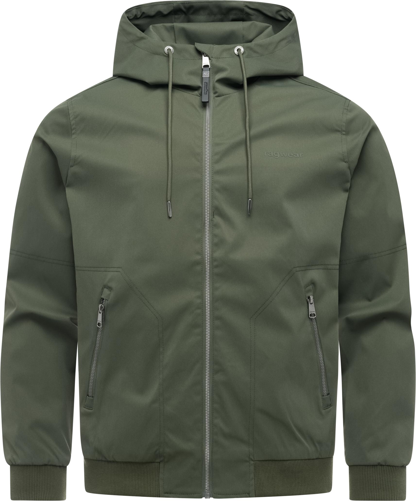 Ragwear Outdoorjacke "Stewie Twill YOUMODO" mit Kapuze stylische Herren Übergangsjacke mit großer Kapuze