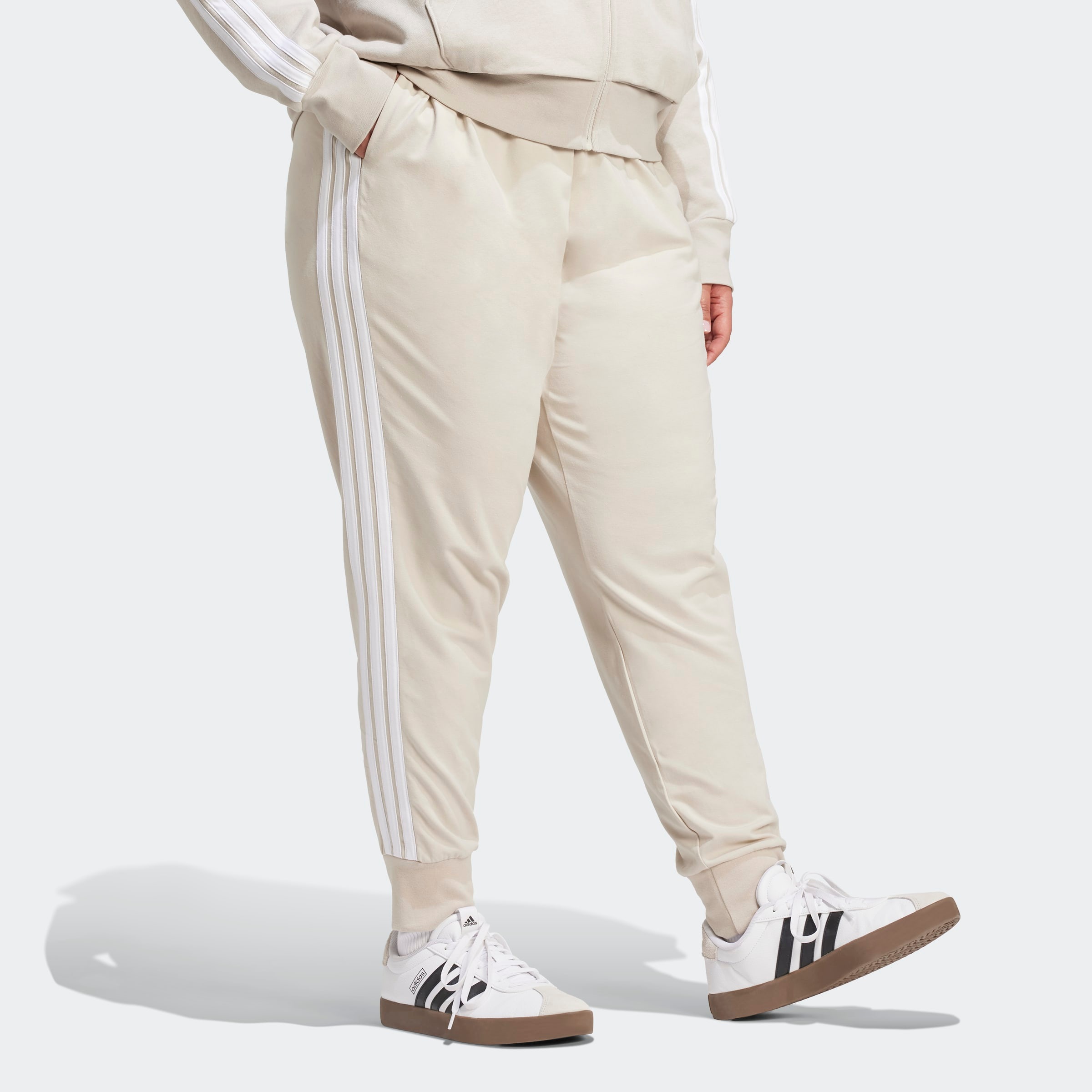 adidas Sportswear Sporthose "ESSENTIALS 3-STREIFEN JOGGER- (GROSSE GRÖSSEN) günstig online kaufen
