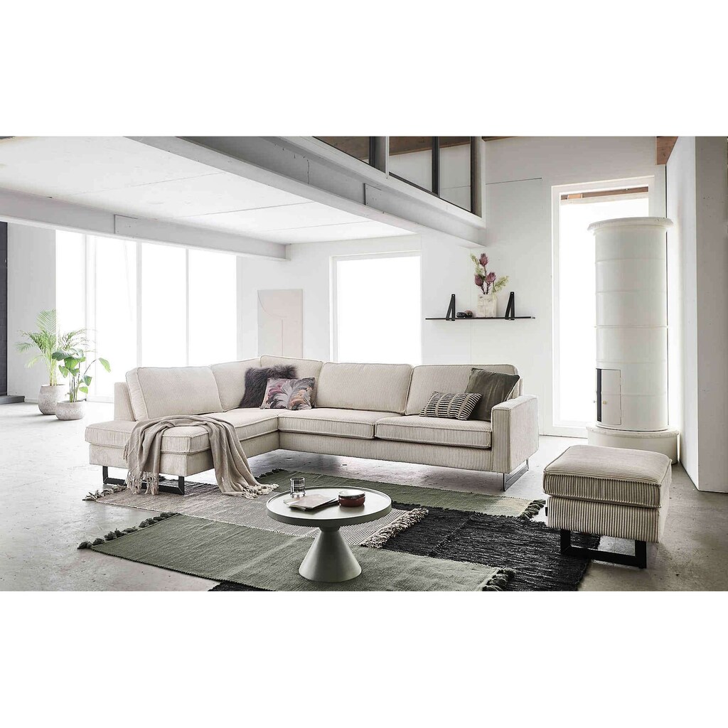 Places of Style Ecksofa »Pinto, 290 cm, Ottomane links / rechts«