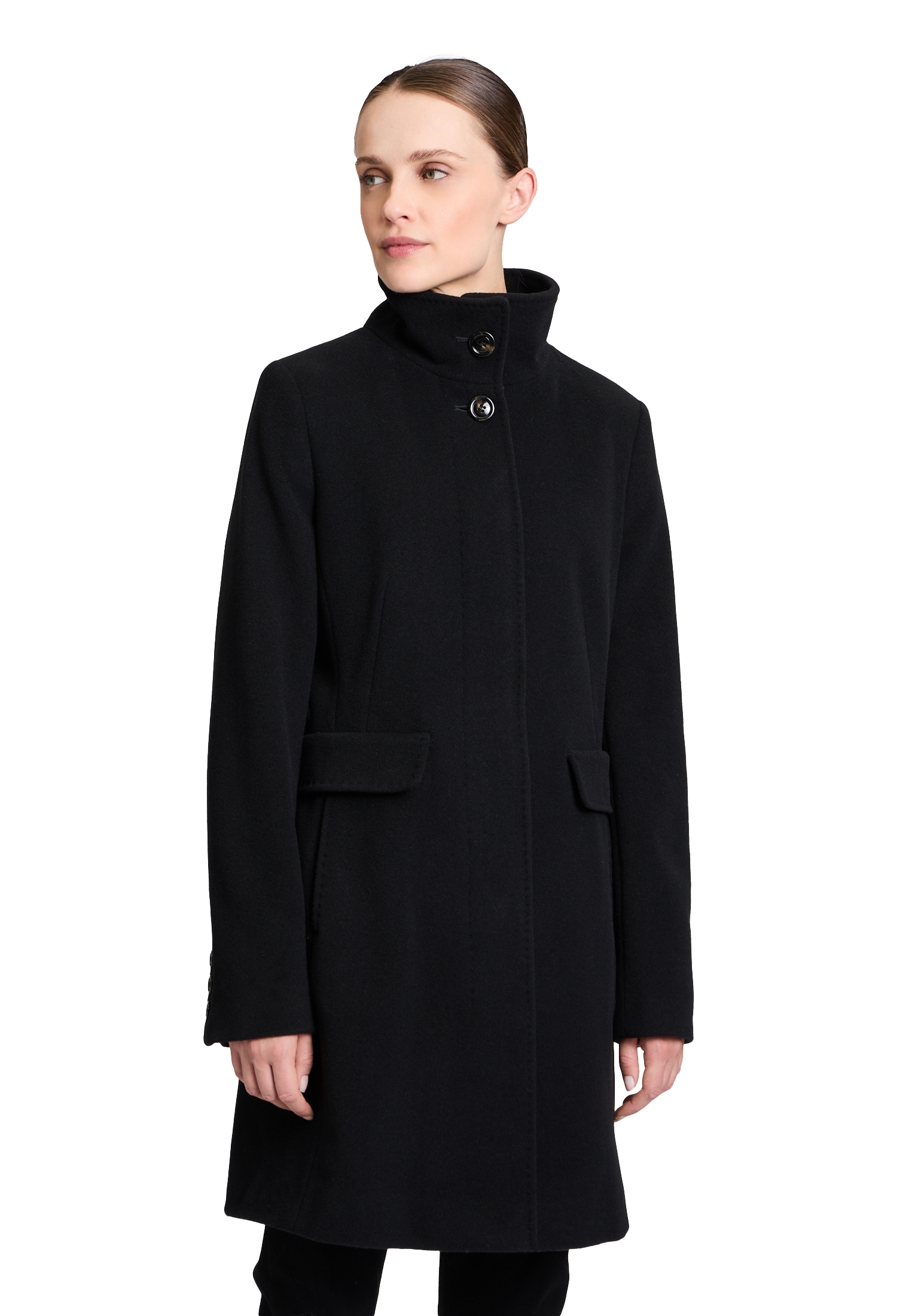 Gil Bret Wolljacke "Damen Wollmantel mit Stehkragen" günstig online kaufen