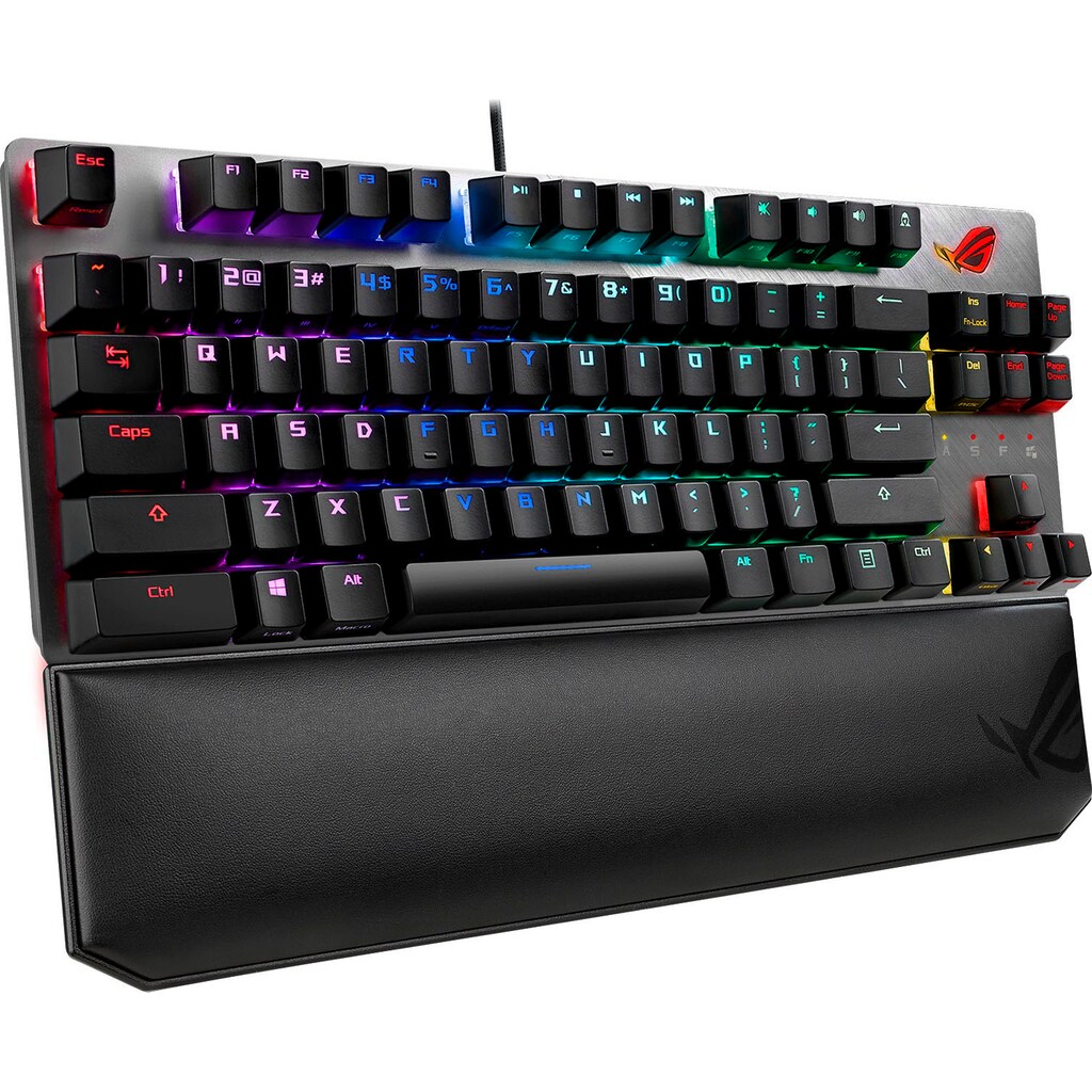 Asus Gaming-Tastatur »ROG Strix Scope NX TKL D/NXRD/DE«, (Multimedia-Tasten)