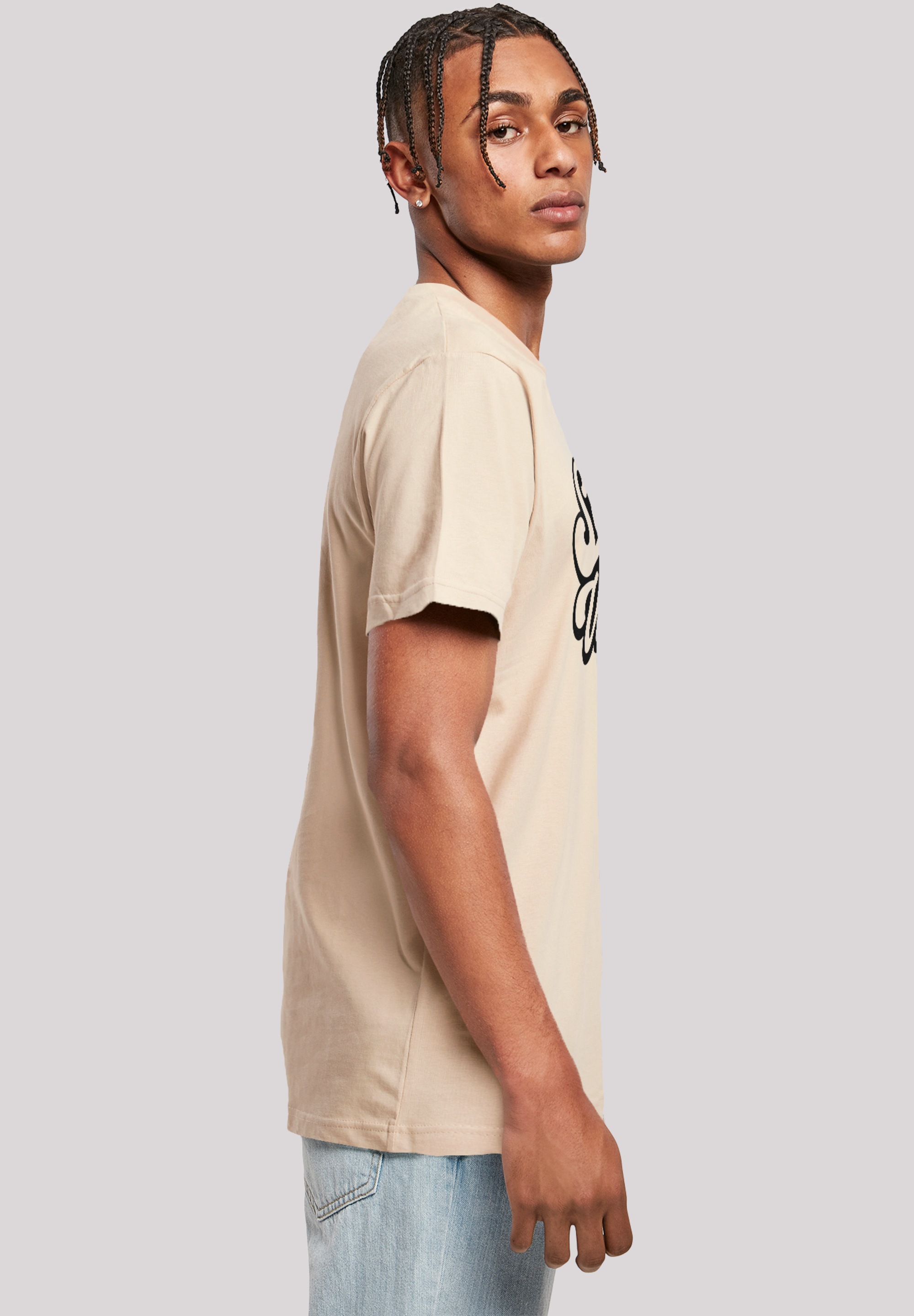 F4NT4STIC T-Shirt »Soccer Vibes Typography Sporty Graphic«, Premium Qualität